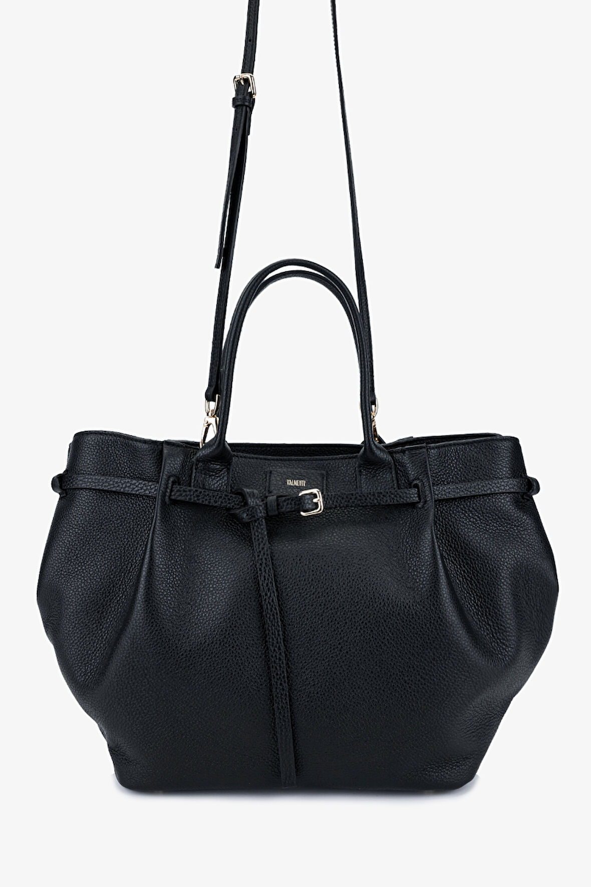 Valmenti Kadın Hakiki Deri Siyah Omuz Çanta 1169 6354 BN CNT SK25-26 NERO