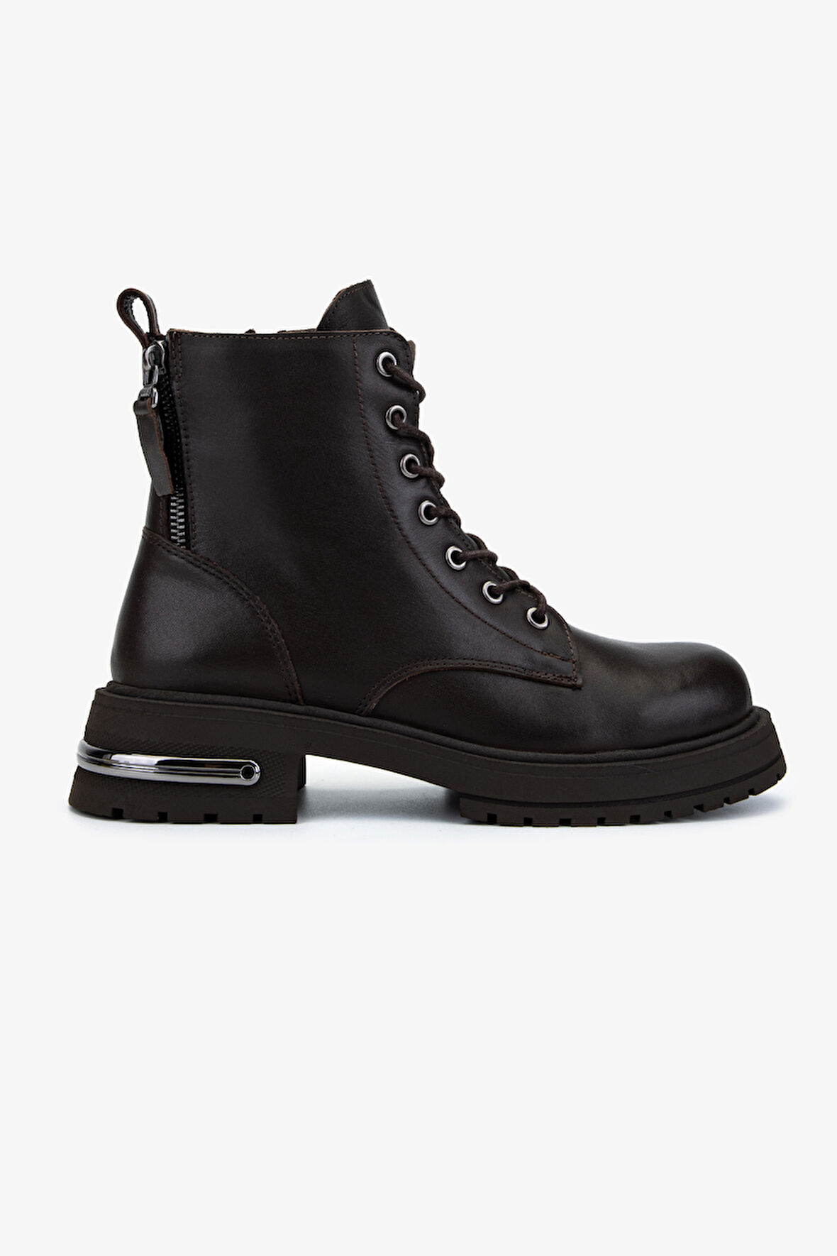 Valmenti Kadın Hakiki Deri Kahverengi Casual Bot 1164 5312 BN BOT SK25-26 KAHVE NAPPA