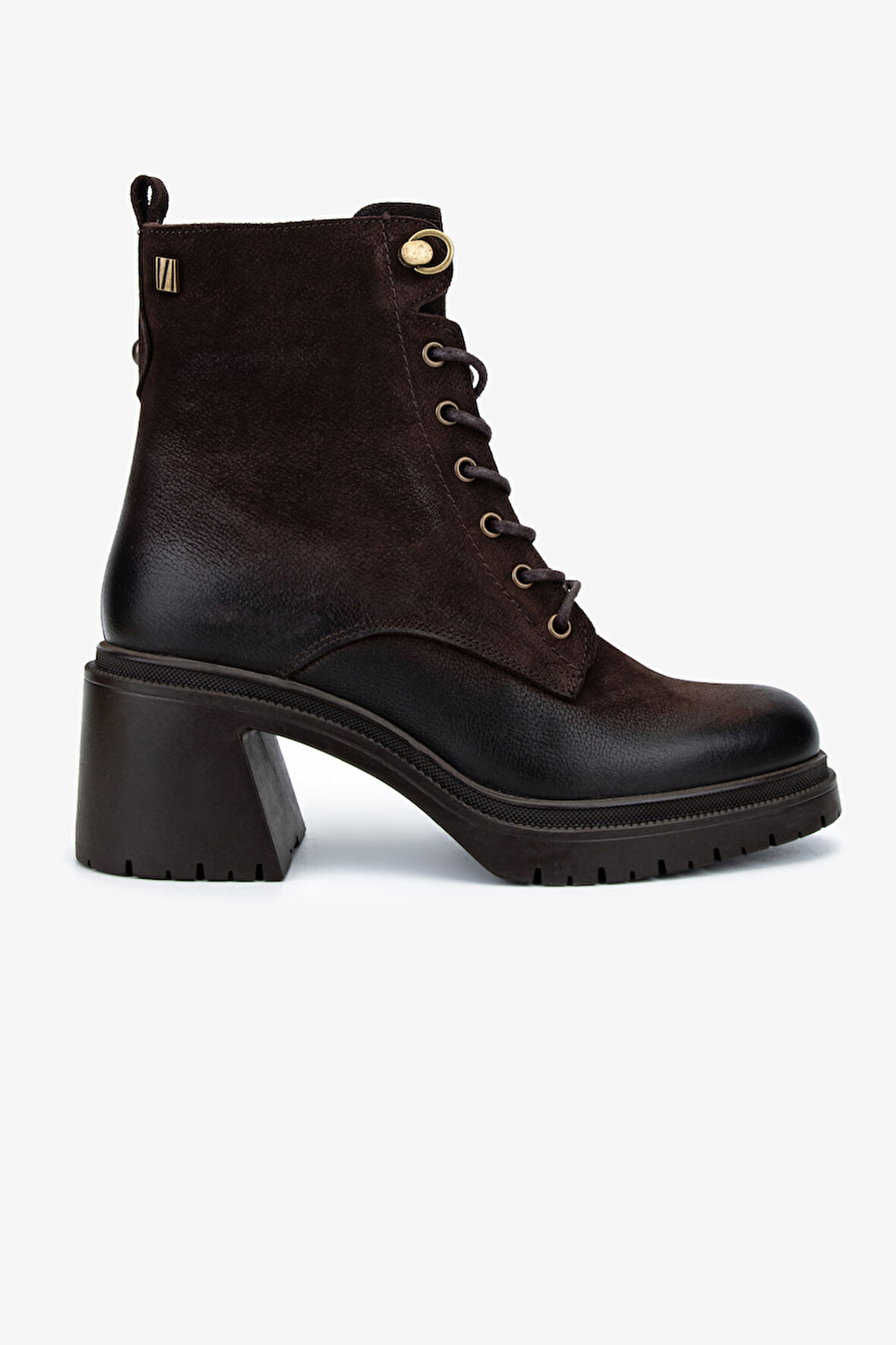 Valmenti Kadın Hakiki Deri Kahverengi Nubuk Topuklu Bot 322 2552502 BN BOT SK25-26 KAHVE NBK