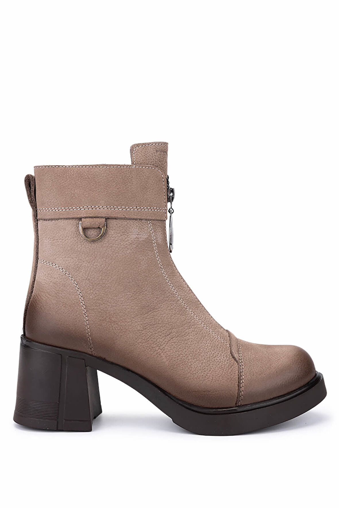 Tamer Tanca Kadın Hakiki Deri Vizon Nubuk Casual Bot 599 30049 BN BOT SK25-26 VIZON NBK