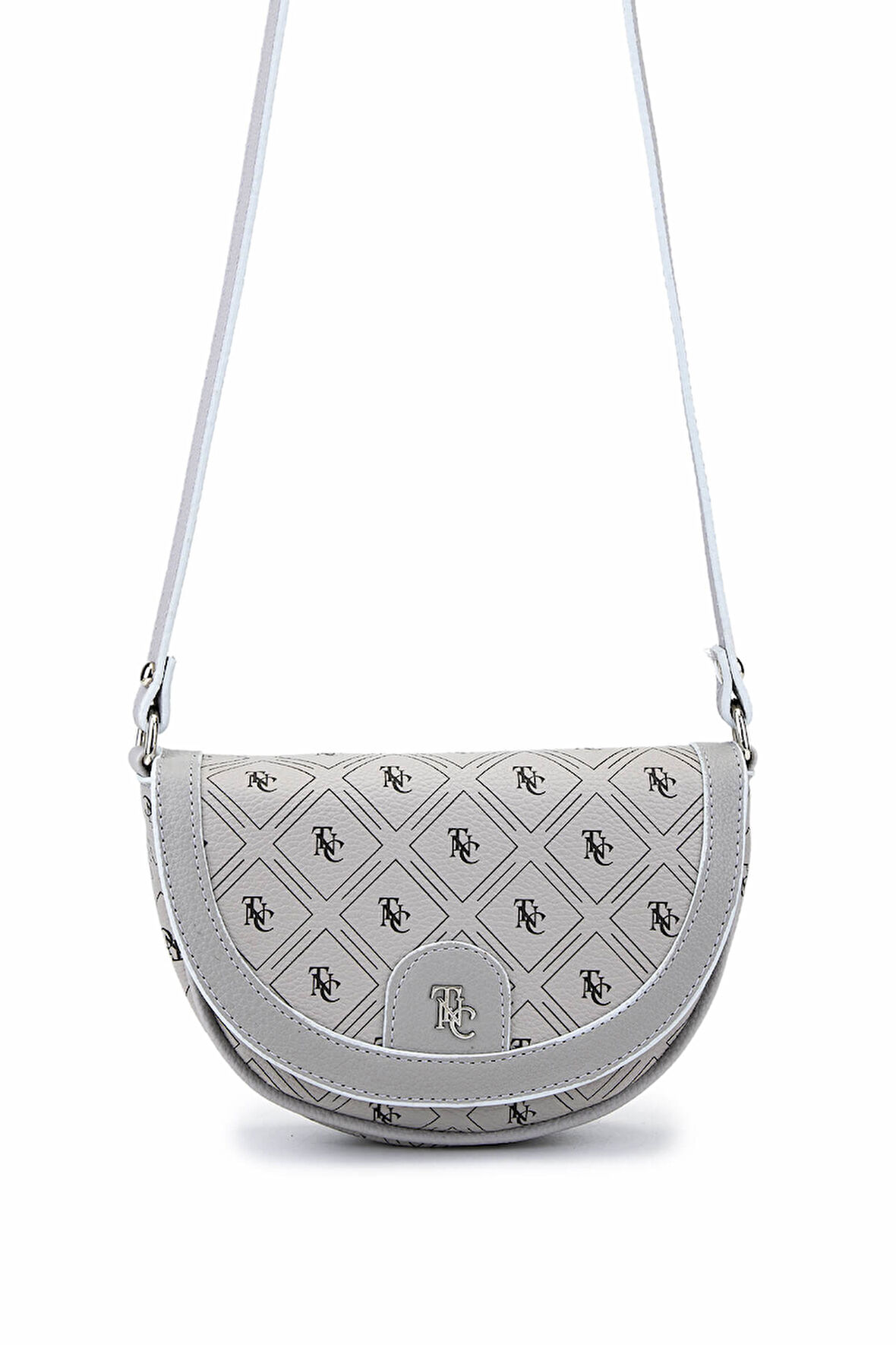 Tamer Tanca Kadın Suni Deri Gri Postacı Çanta 743 2338 BN CNT SK25-26 GRI GFRJ