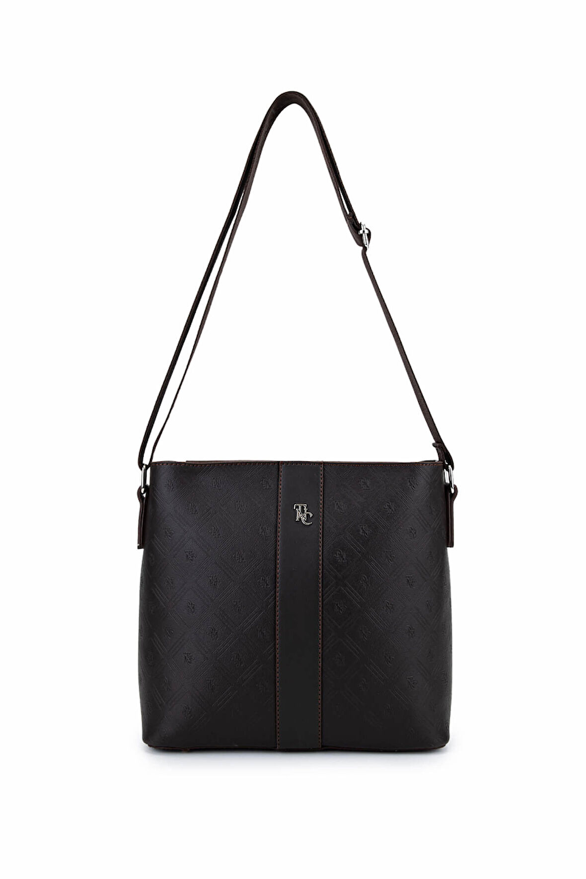 Tamer Tanca Kadın Suni Deri Kahverengi Postacı Çanta 743 2343 BN CNT SK25-26 KHV MNG/KHV FLTR