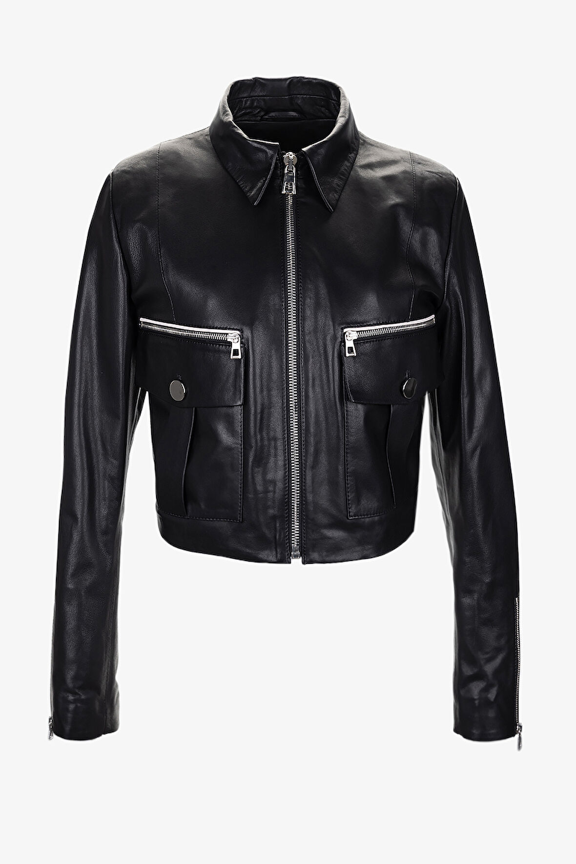 Valmenti Kadın Siyah Deri Mont 616 Z-4110 BN DERIMONT SK25/26 SIYAH PLONJE