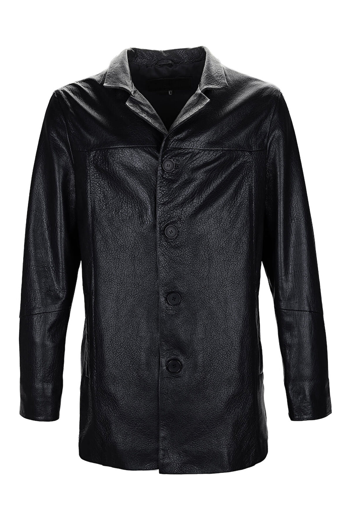 Tamer Tanca Erkek Hakiki Deri Siyah Jumbo Mont 616 2027-1 ERK DERIMONT SK25/26 SIYAH JUMBO