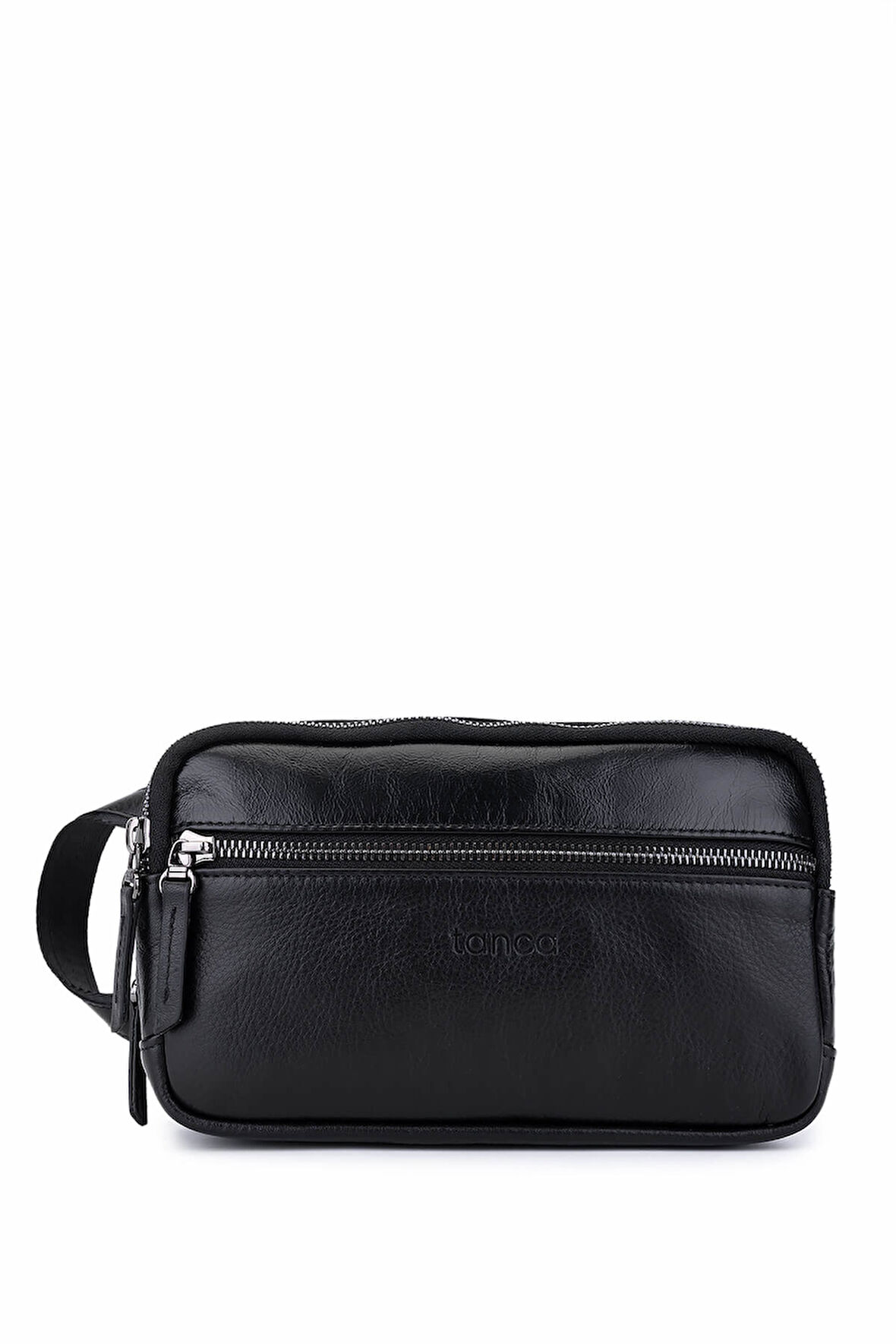 Tamer Tanca Erkek Hakiki Deri Siyah Deri El Çantası 147 1197 ERK CNT SK25-26 SIYAH DR