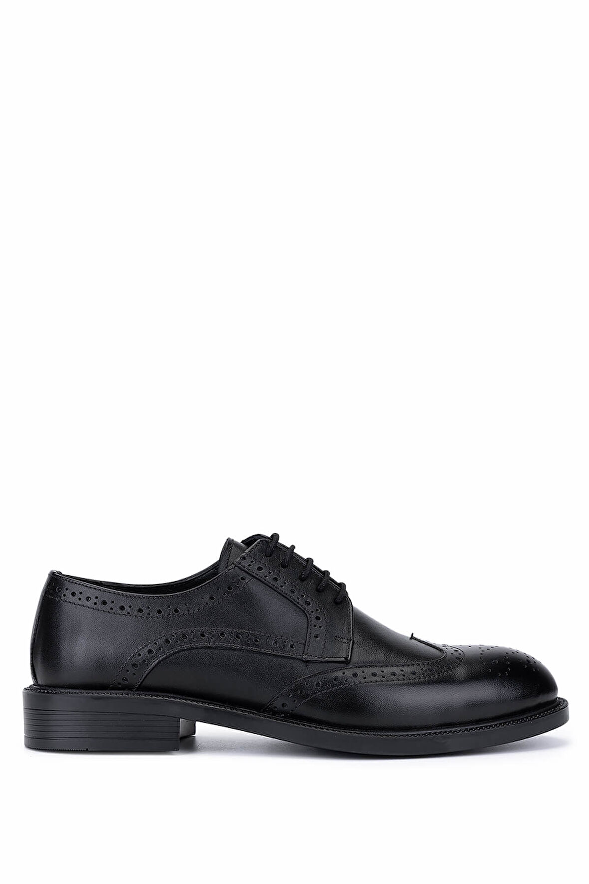 Tamer Tanca Erkek Hakiki Deri Siyah Klasik Ayakkabı 424 102 ERK AYK SK25-26 SIYAH