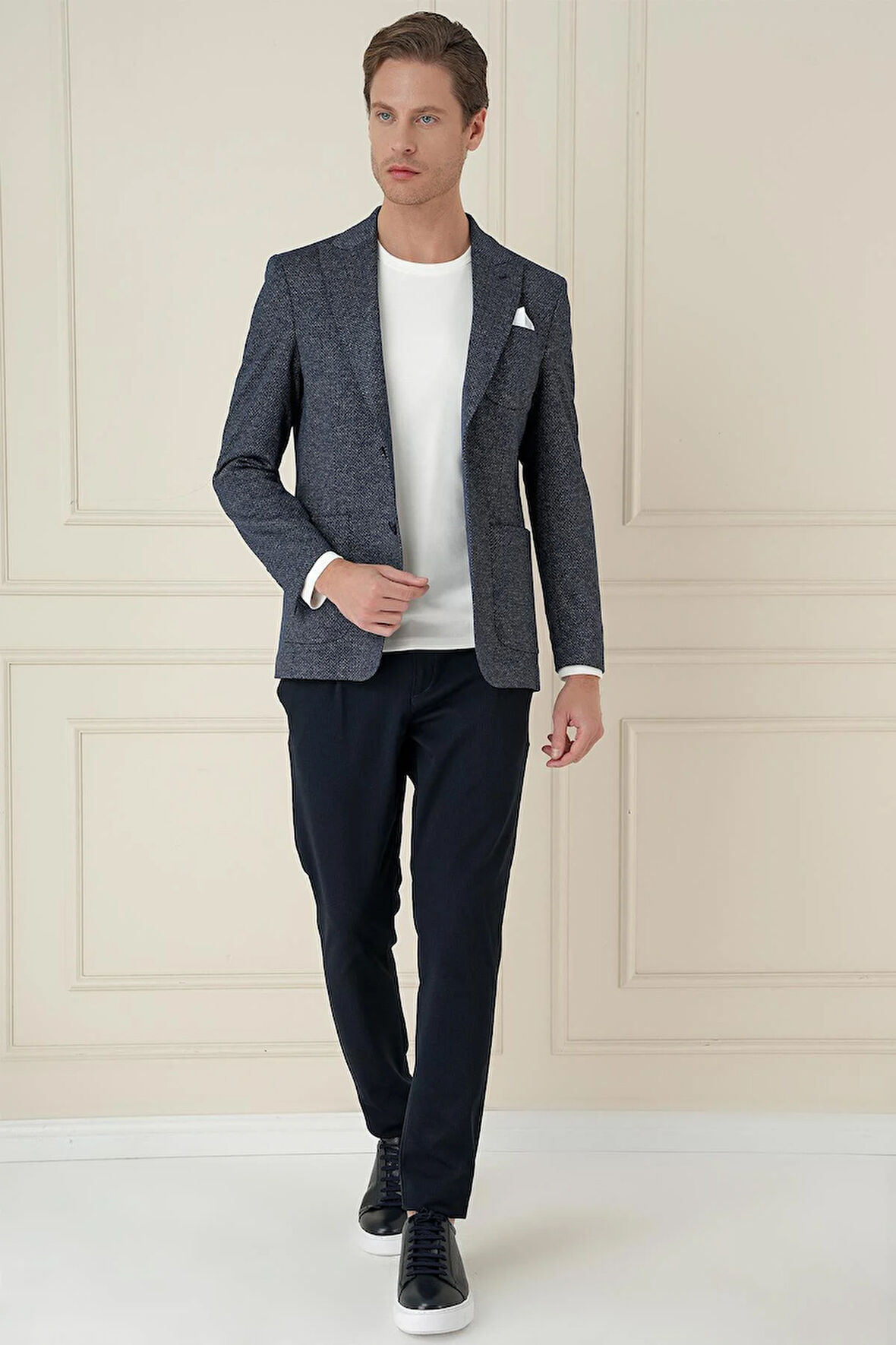 C 684 Slim Fit Lacivert Spor Ceket