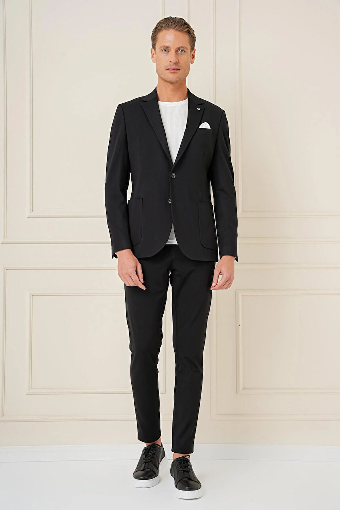 C 690 Slim Fit Siyah Spor Ceket