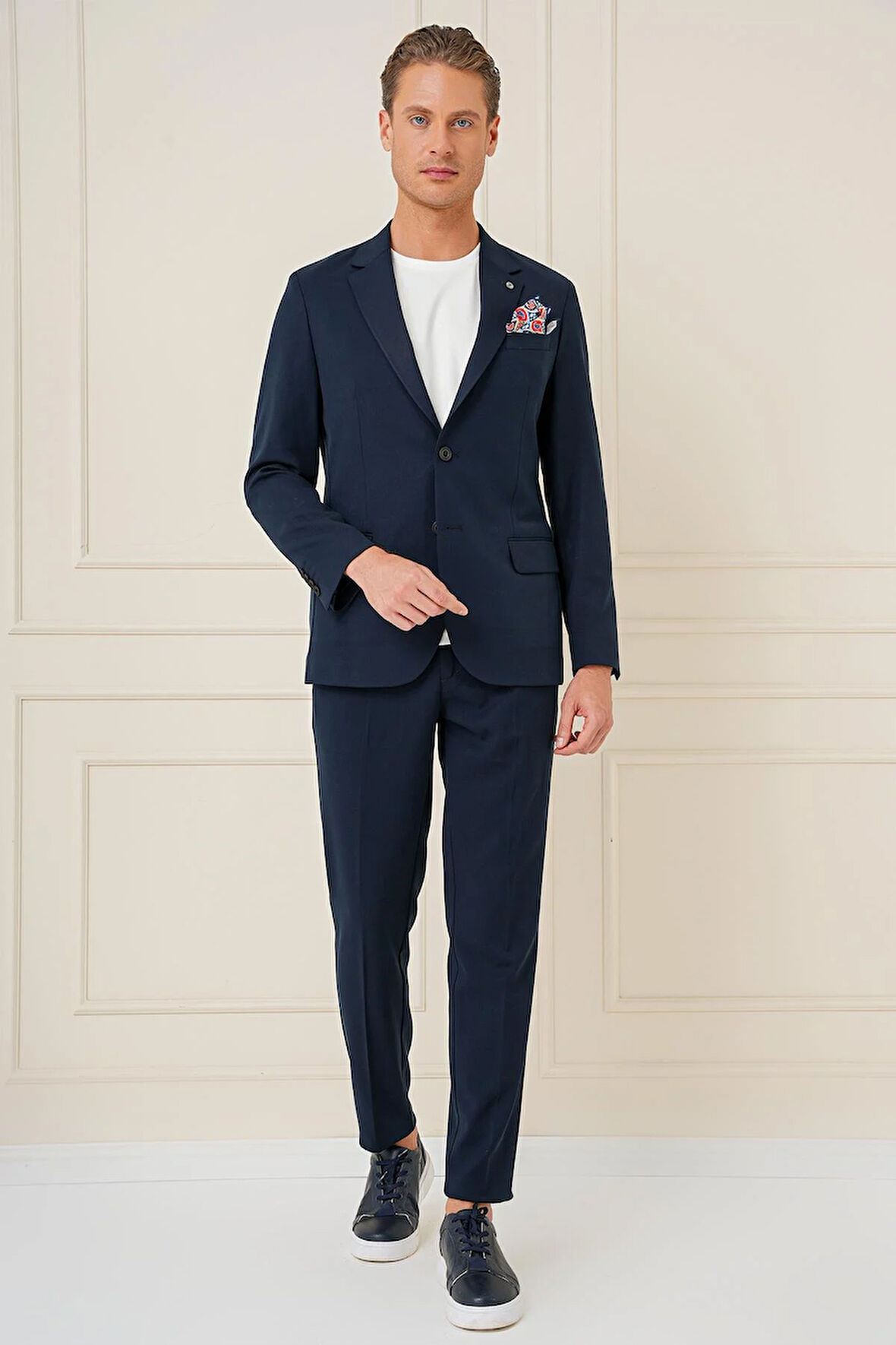 C 691 Slim Fit Lacivert Spor Ceket