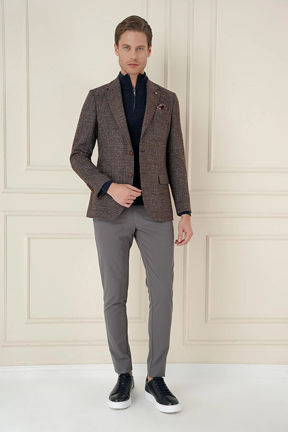 C 693 Slim Fit Kiremit Spor Ceket