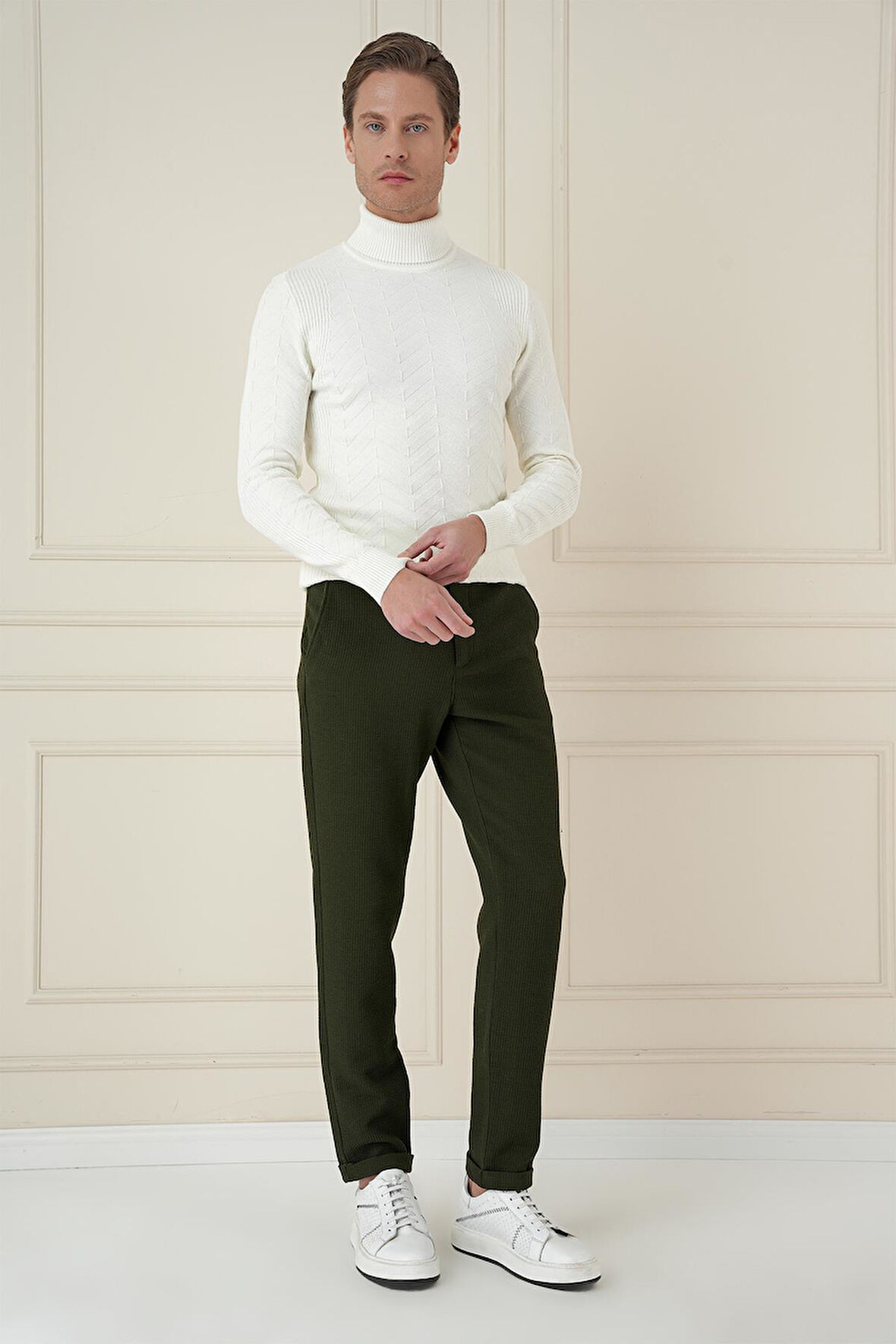 P 1166 Slim Fit Nefti Klasik Pantolon