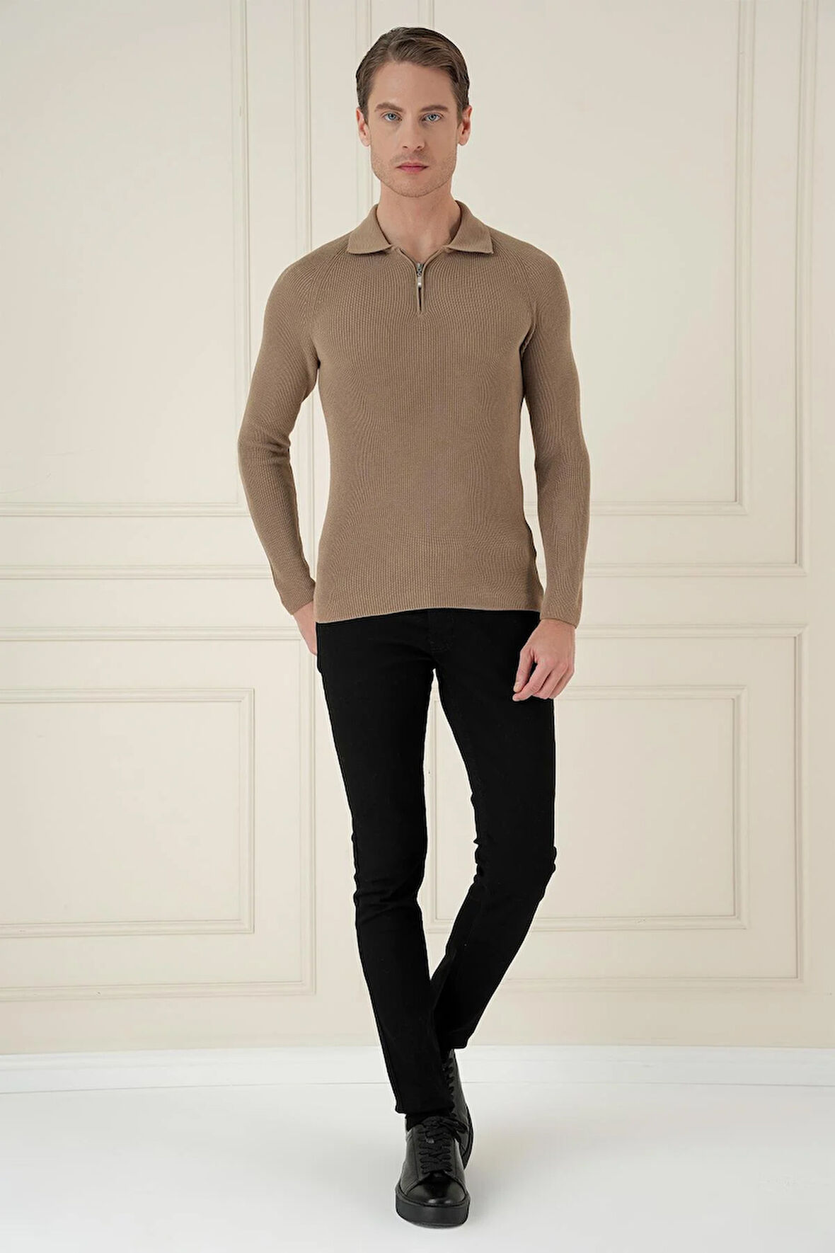 TR 878 TRİKO SLİM FİT VİZON BASİC