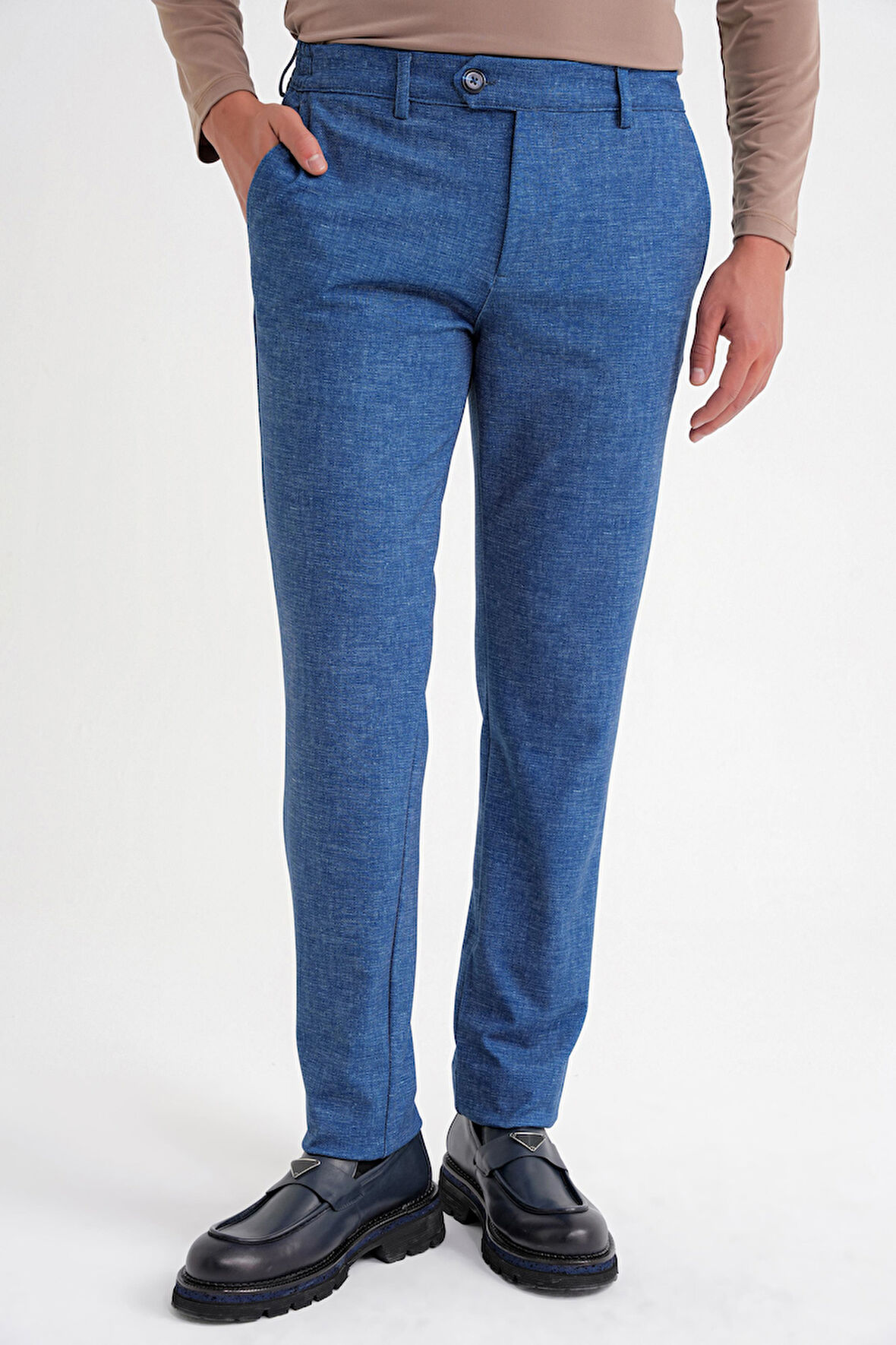 P 1176 PANTOLON Comfort GECE MAVİSİ-1