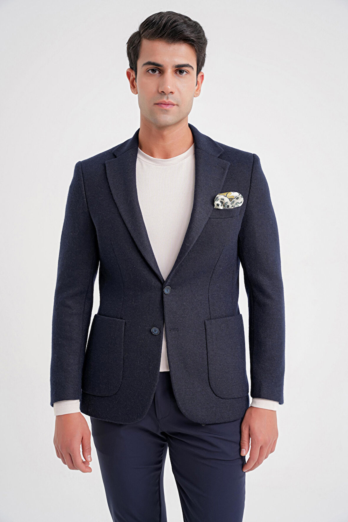 C 717 CEKET Regular Fit LACİVERT