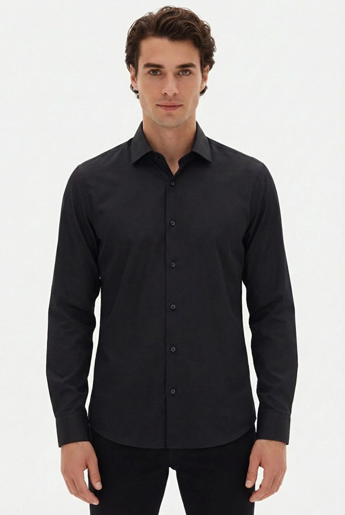 GK 2025 GÖMLEK Slim SİYAH