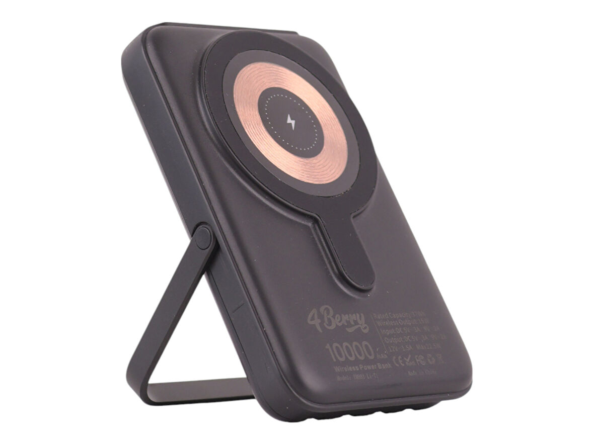 YM881B Siyah Powerbank – 10.000 mAh 22.5W Hızlı Şarj, Magsafe Destekli