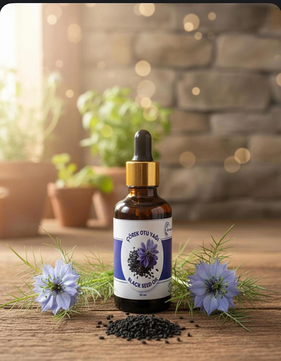 Soğuk Sıkım Çörek Otu Yağı 30 ml – Doğal ve Saf Yağ | Bağışıklık ve Bakım Desteği