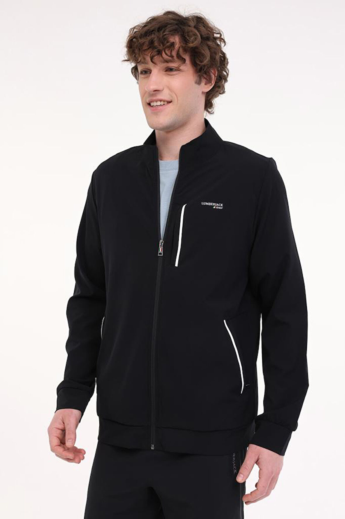 Lumberjack ML HOPE 18ITL400 5FX 101940198 Erkek Eşofman Üstü Siyah S-XXL 