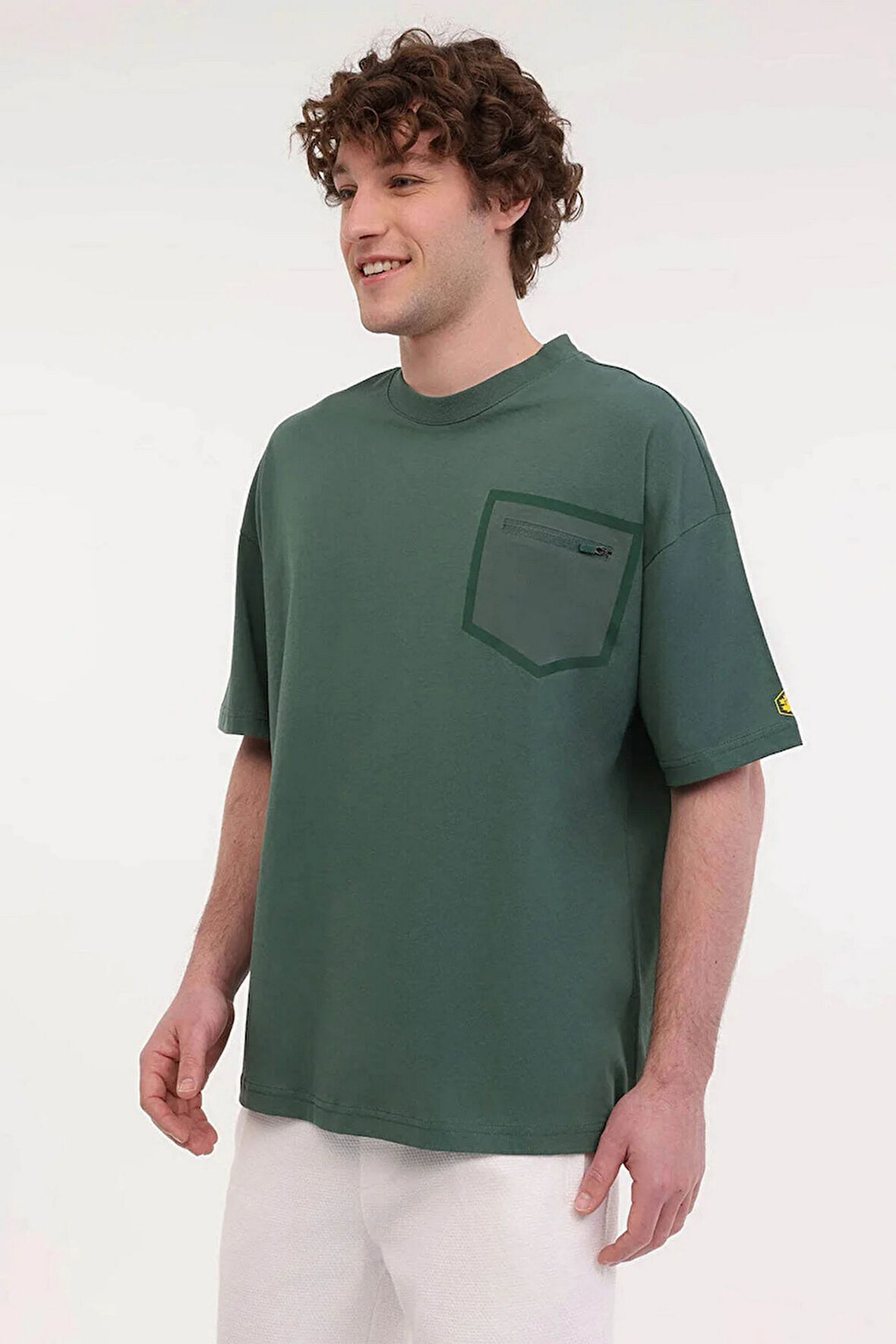 ML STAR 11OTD1-26 5FX Koyu Yeşil Erkek T-Shirt 101948233