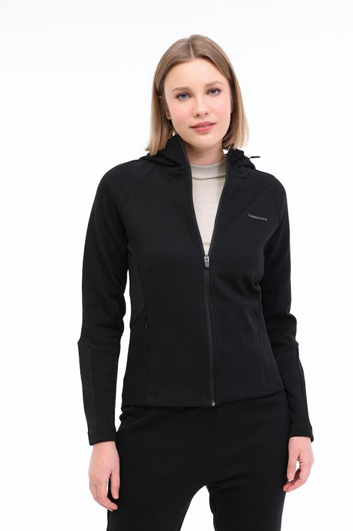 Lumberjack WL MILA 18CT321 5FX 101940901 Kadın Eşofman Üstü Siyah S-XL 