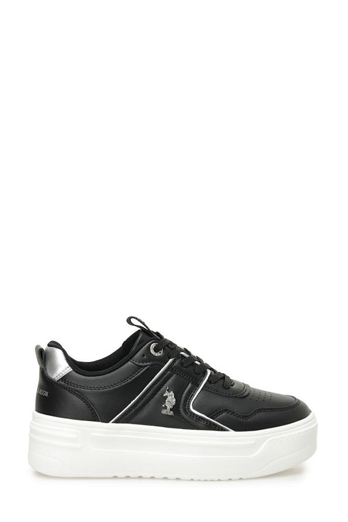 U.S. Polo Assn. CLARKE 5FX 101946718 Kadın Sneaker Ayakkabı Siyah 36-40 