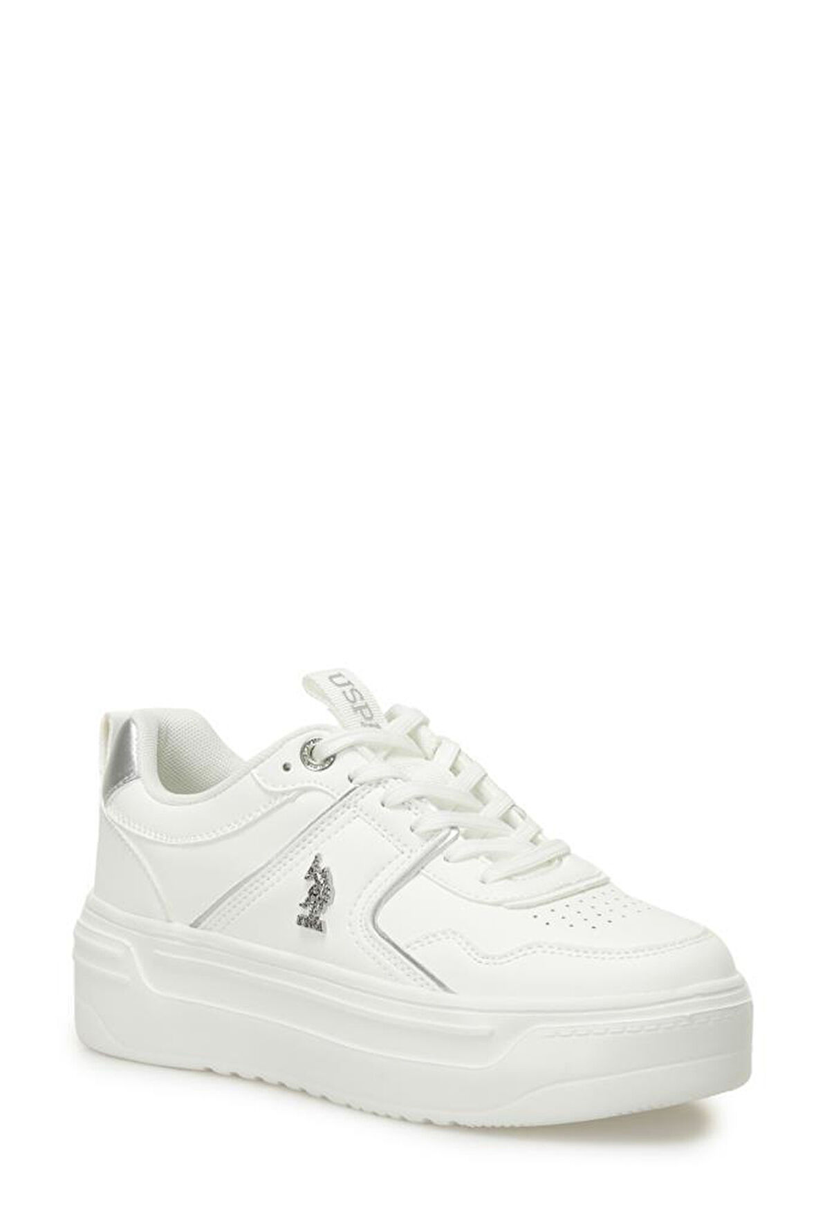 U.S. Polo Assn. CLARKE 5FX 101946719 Kadın Sneaker Ayakkabı Beyaz 36-40 