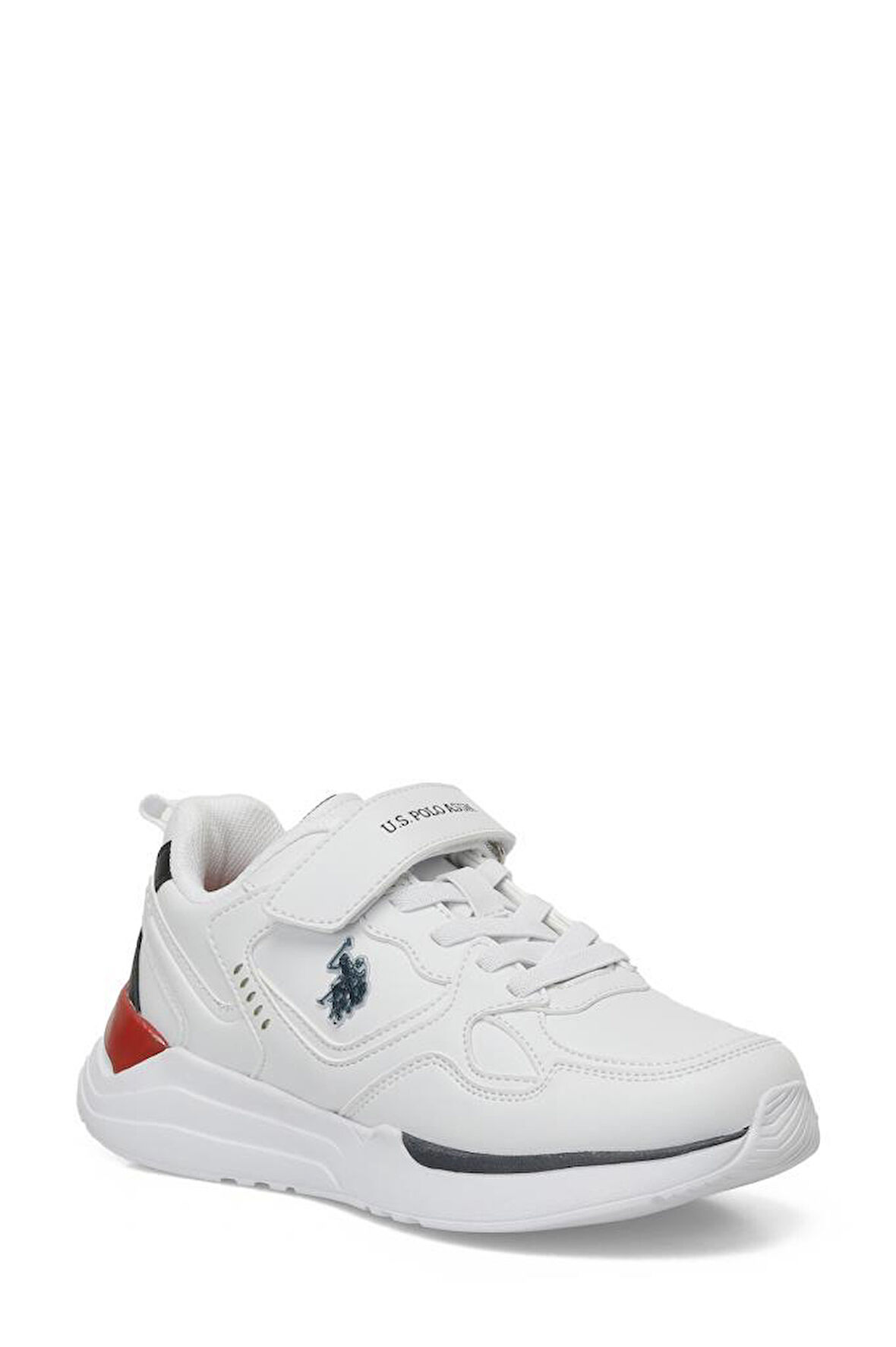 U.S. Polo Assn. INTER JR 5FX 101946393 Erkek Çocuk Spor Ayakkabı Beyaz 31-35 