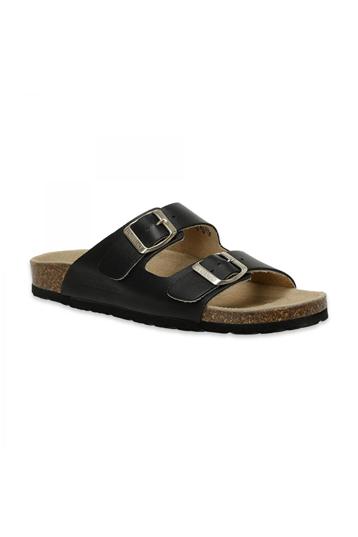 Lumberjack Yosemite Çift Bant Siyah Kadın Terlik