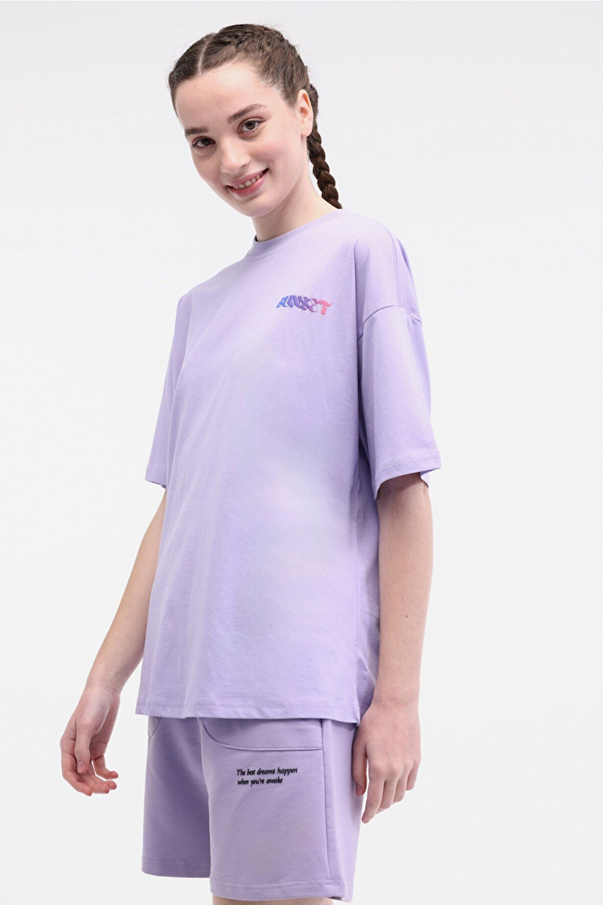 Lumberjack 5M Wl Moıra 11F212 5Fx Mor Kadın Kkol t-shirt