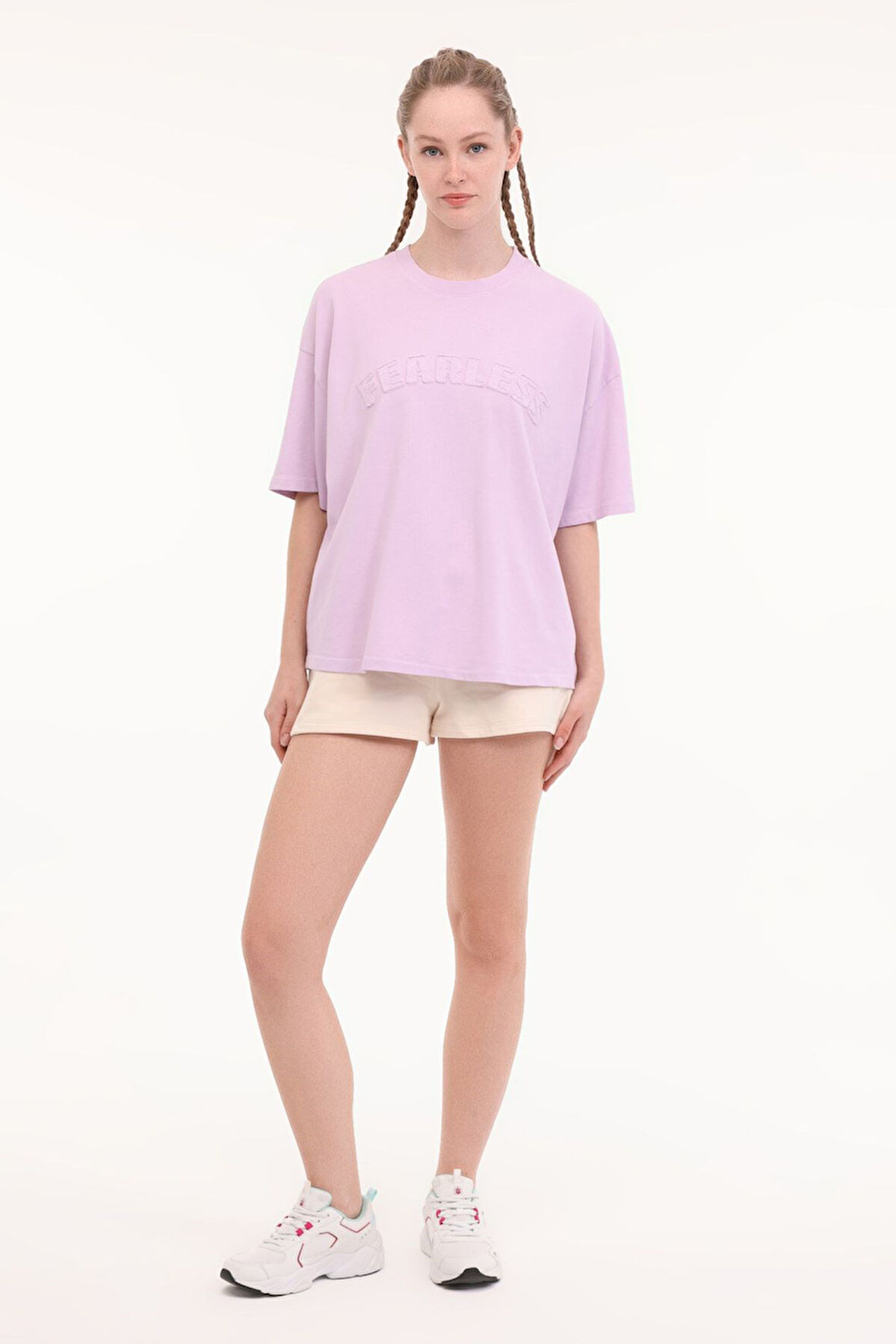 Lumberjack 5M Wl Gale 11Sy788 5Fx Lıla  L Kadın Kkol t-shirt