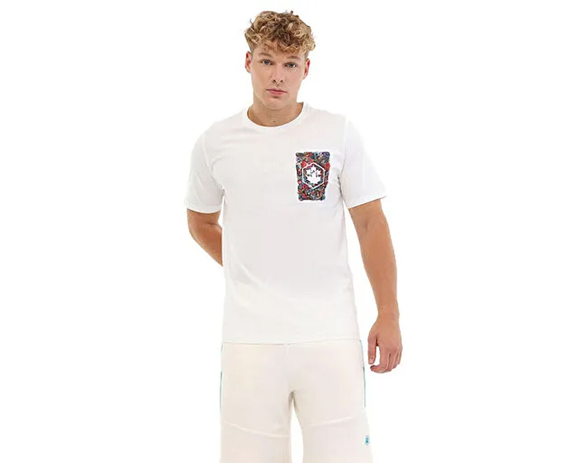 Lumberjack 5M Ml Fizzy 11Id343-069 5Fx Erkek Günlük Tişört 102013794 Beyaz