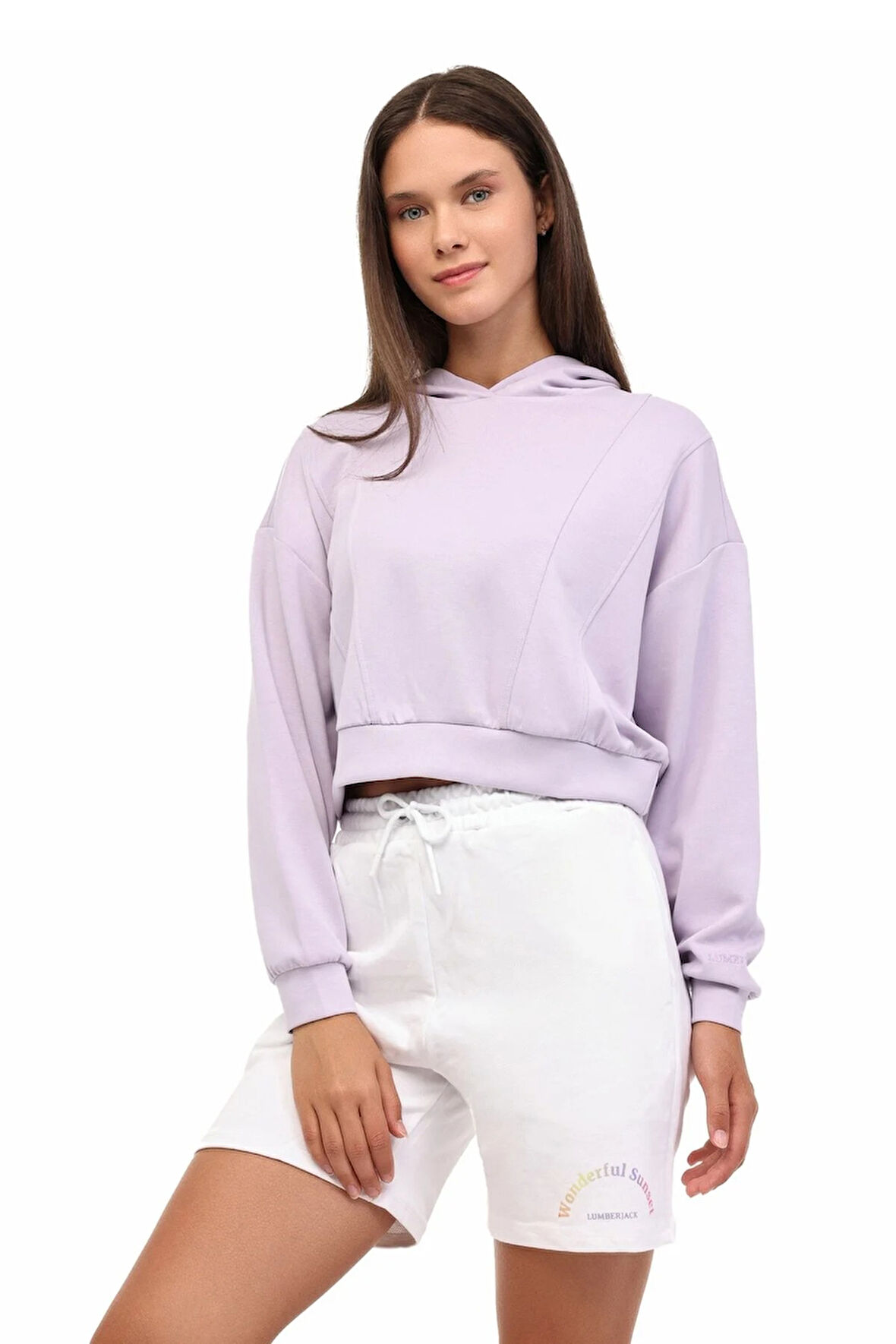 WL BERIN YOG1 MS459 5PR Kadın Mor Sweatshirt - 102020751
