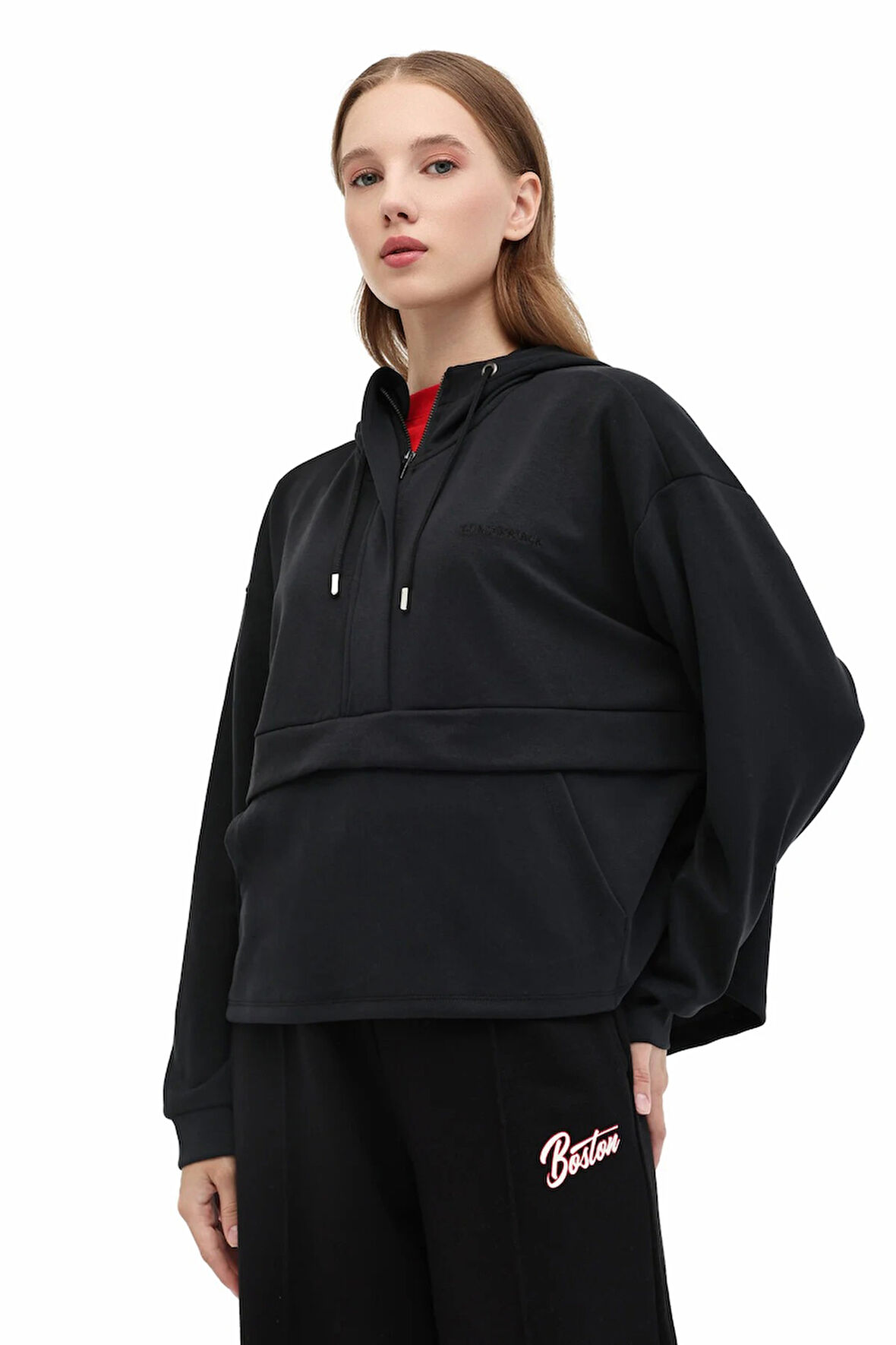 5W WB 17ROSA 5PR Kadın Siyah Sweatshirt - 102024688