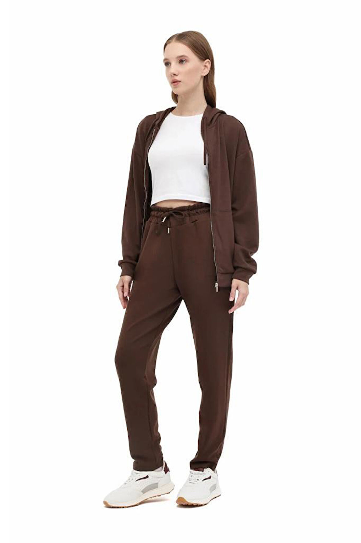 LUMBERJACK 5W WB 22CARLA-P CT693 5PR KAHVERENK KADIN EŞOFMAN ALTI