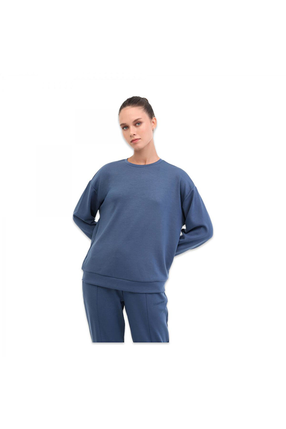 Lumberjack 5W Wb 16Alice-C Ck97 5Pr Sweat Mavi Kadın Sweatshirt