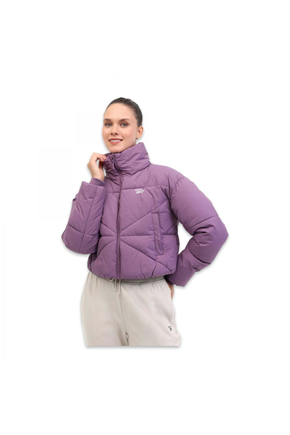 Reebok 5W Alyssa Jacket Mor Kadın Mont