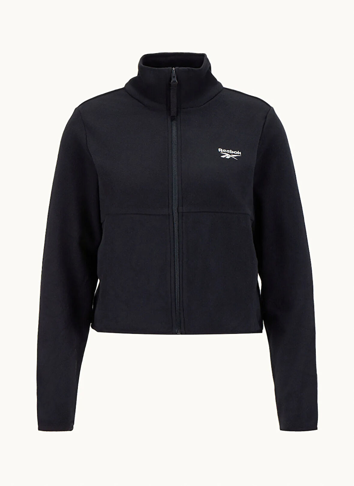 Reebok CN 10354 EMIFE FZ Siyah Regular Fit Düz Kadın Zip Ceket