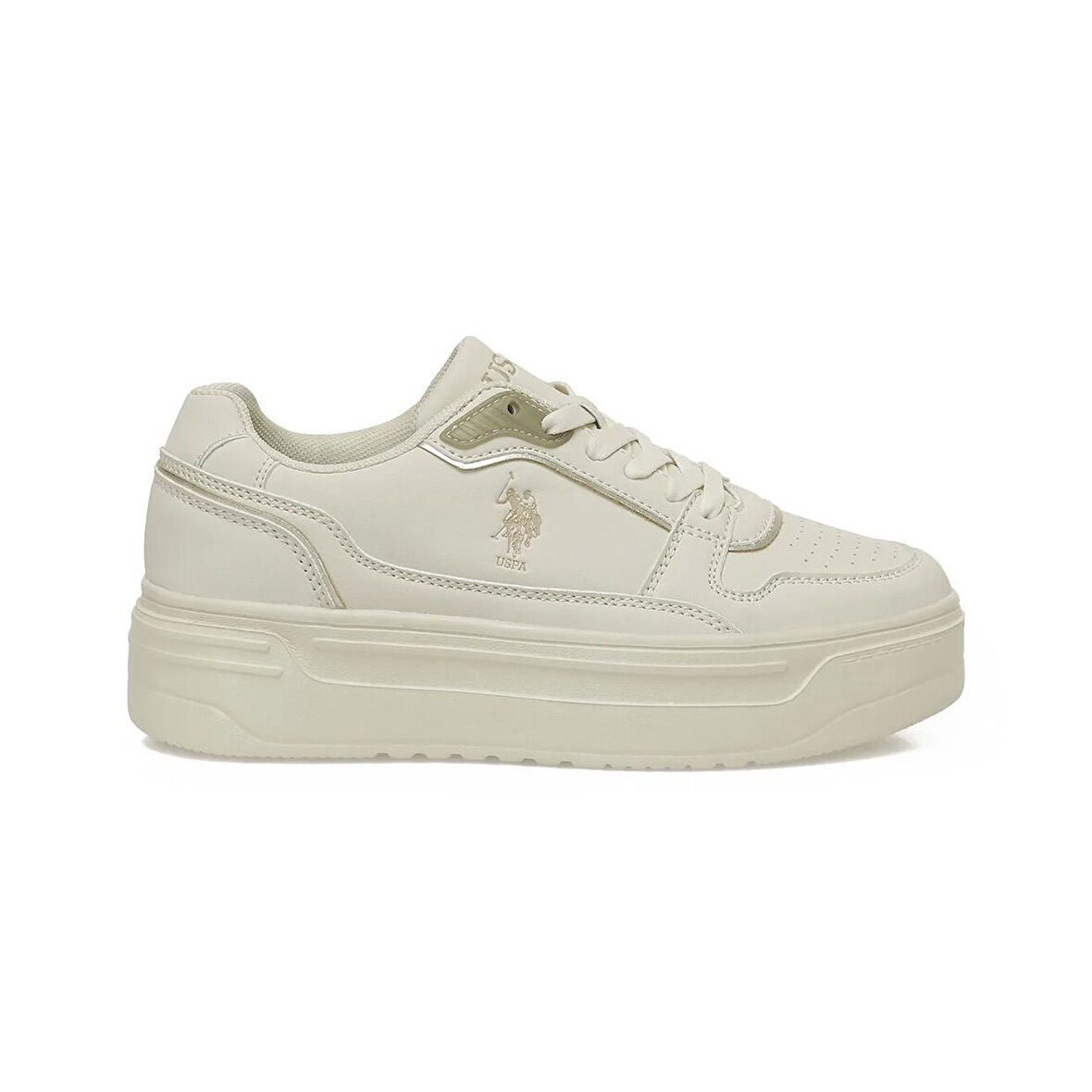 U.S. Polo Assn. 5F Caroline 5PR Spor Ayakkabı Bej