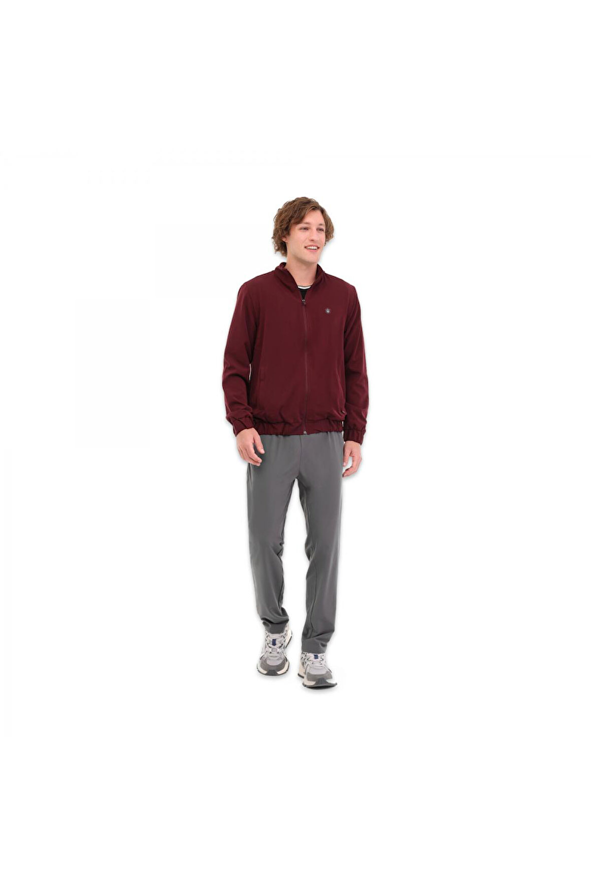 Lumberjack 5W M-Bs04 Woven T.suit 5Pr Eşofman Takim Bordo Erkek Eşofman Takımı