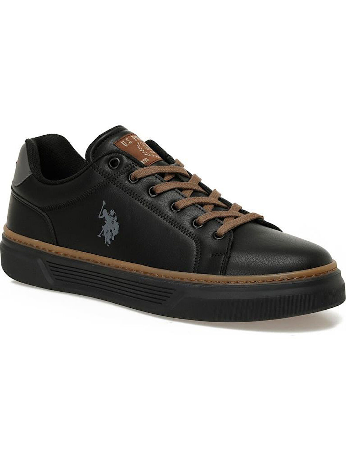 U.S.POLO ASSN BUDDY 5PR SİYAH COMFORT CASUAL ANATOMİK SPOR AYAKKABISI