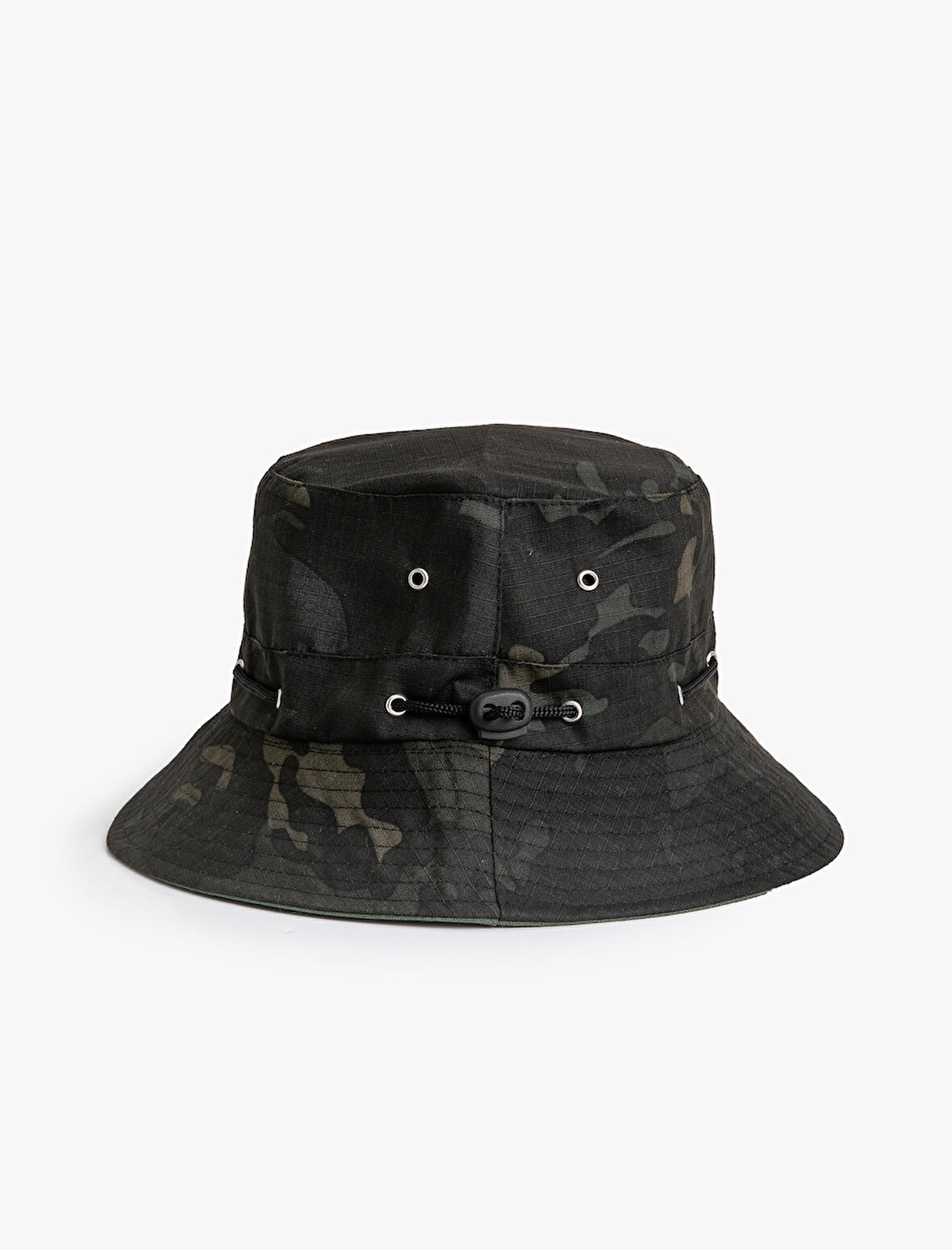 Kamuflaj Desenli Bucket Şapka