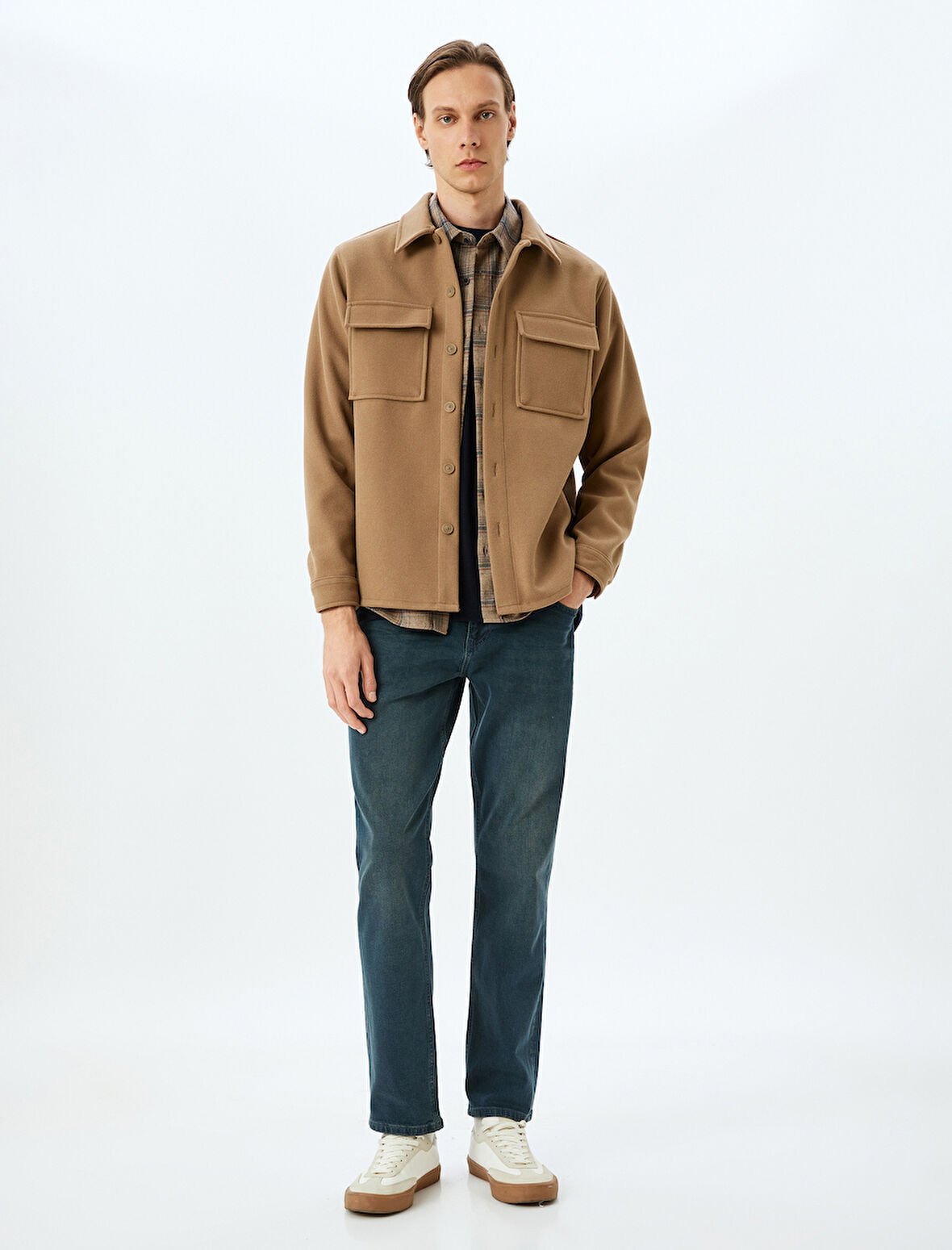 Straight Fit Kot Pantolon - Mark Jean