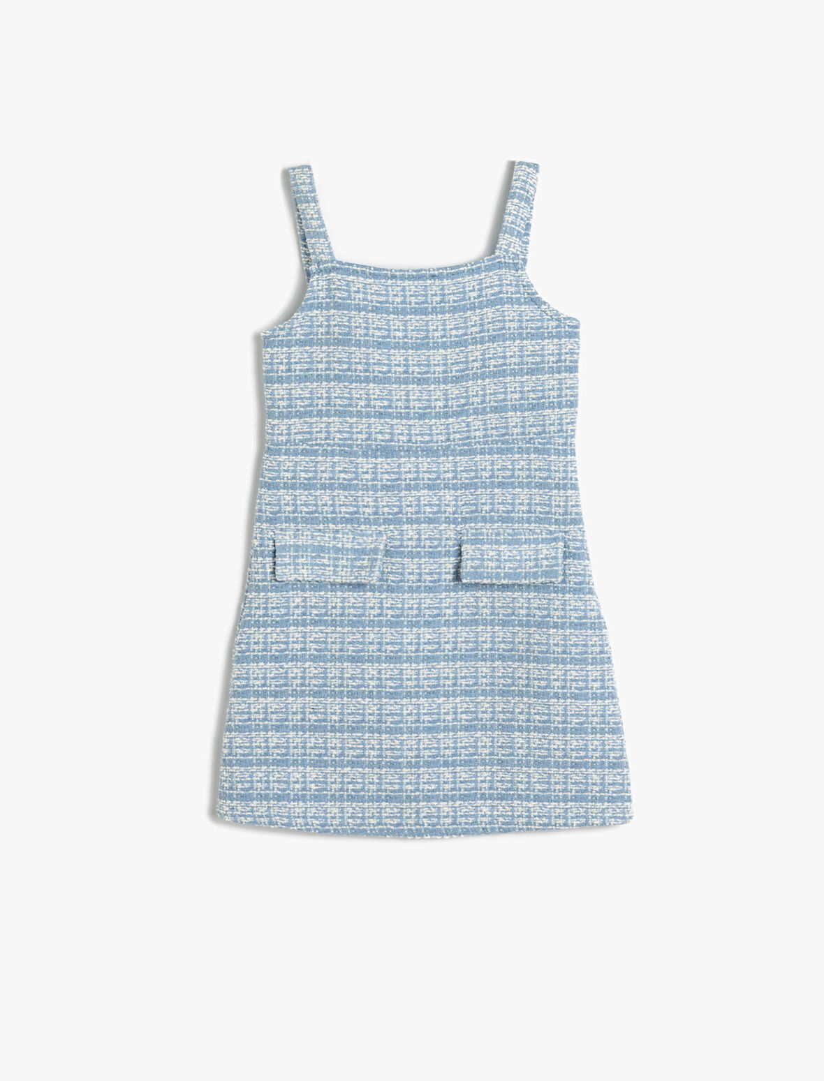 Askılı Tüvit Jile Elbise Cep Detaylı 