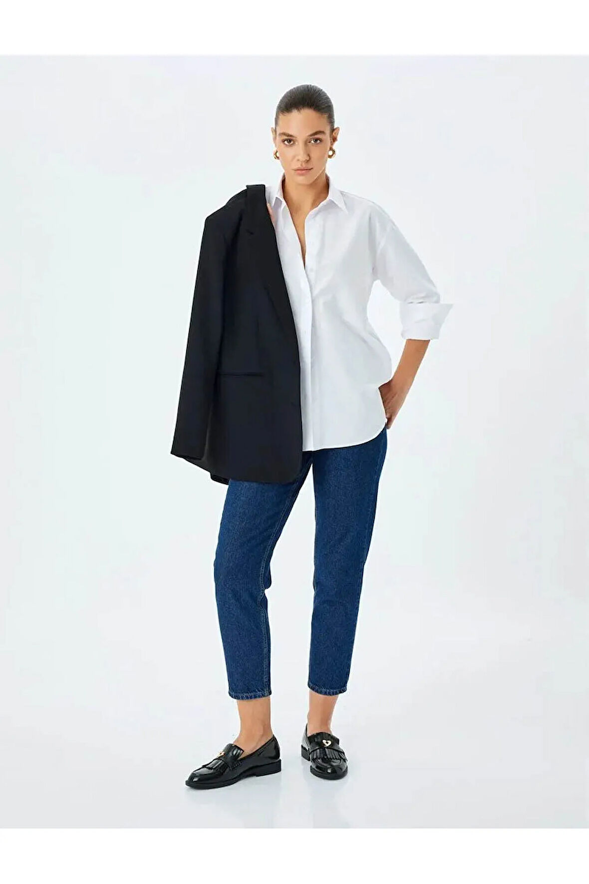 Koton Kadın / Kız Mavi Jean (Model Kodu: 5Sal40126Mddrk )