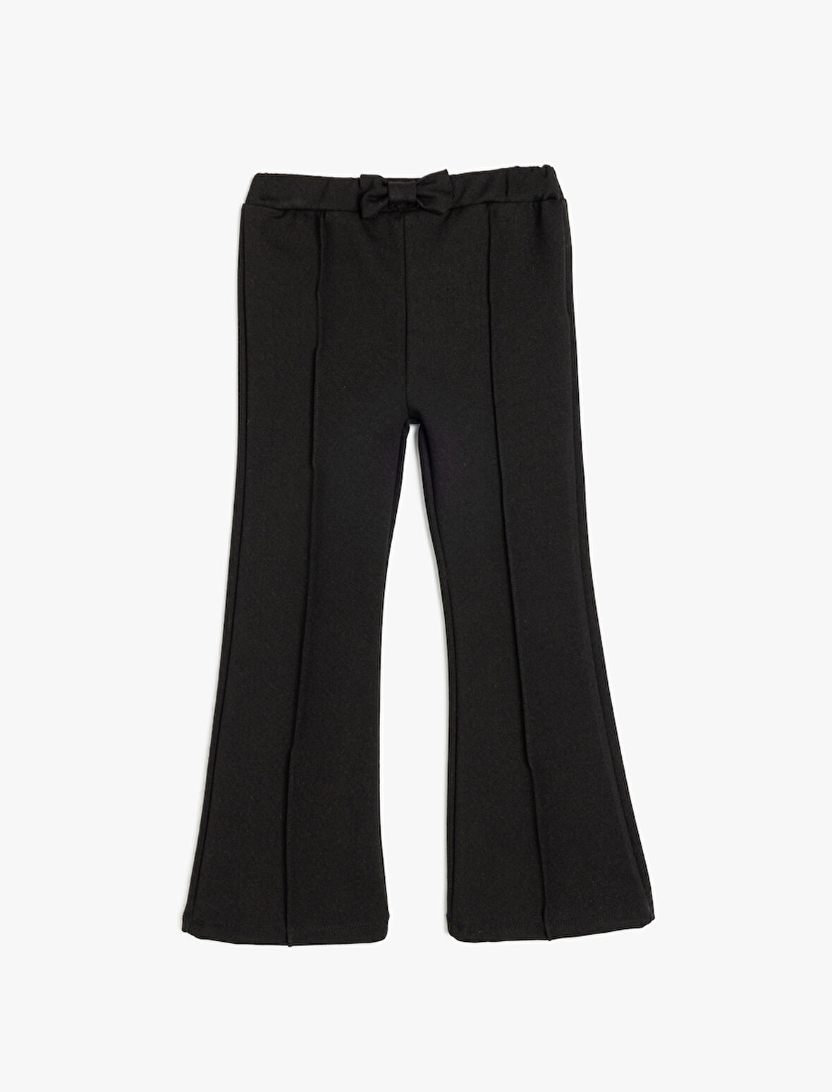 Beli Lastikli Fiyonk Detaylı Viskon İspanyol Paça Tayt