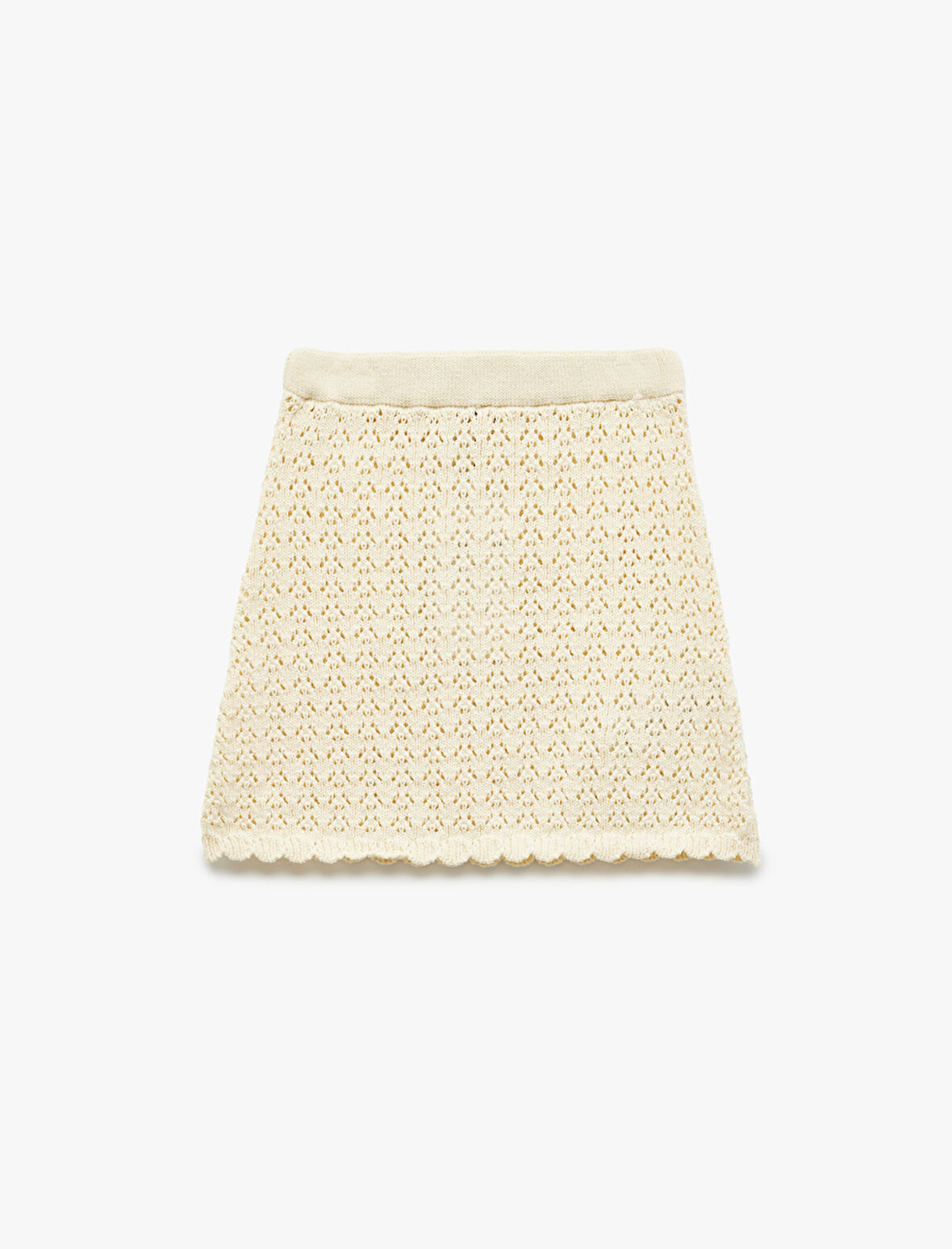 Ajurlu Triko Mini Etek