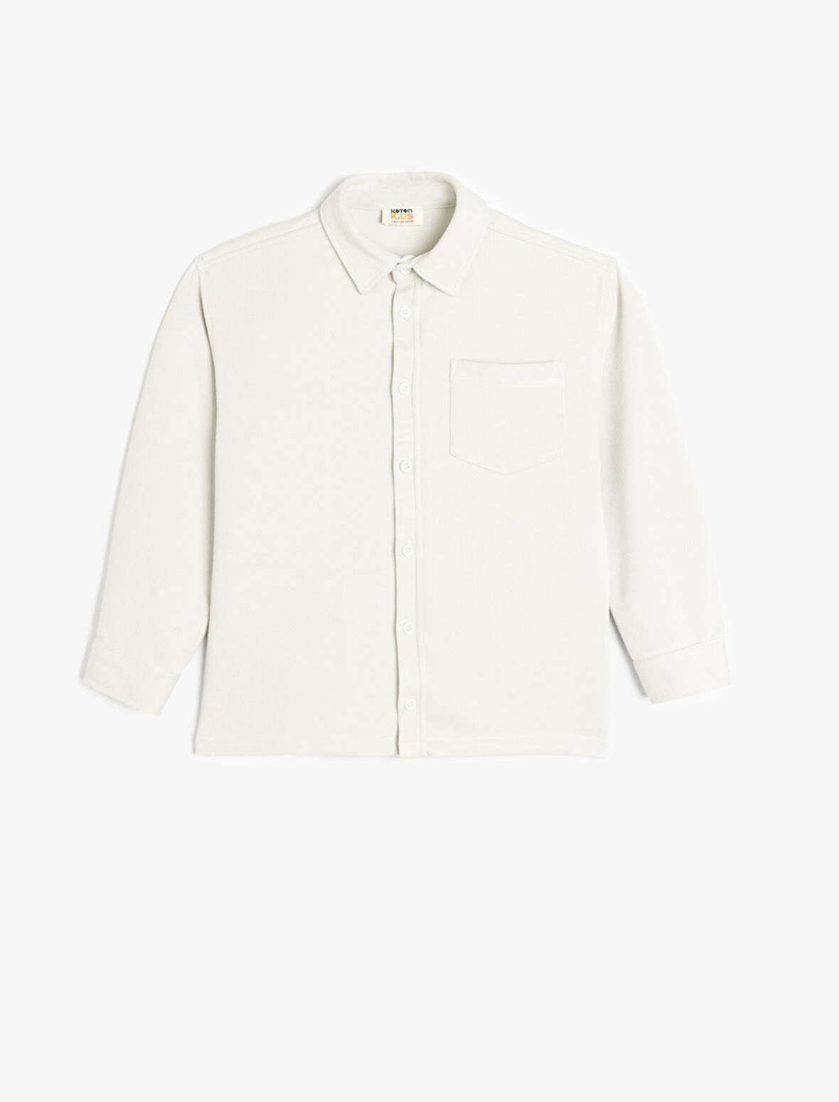 Tek Cepli Uzun Kollu Viskon Karışımlı Basic Mevsimlik Gömlek