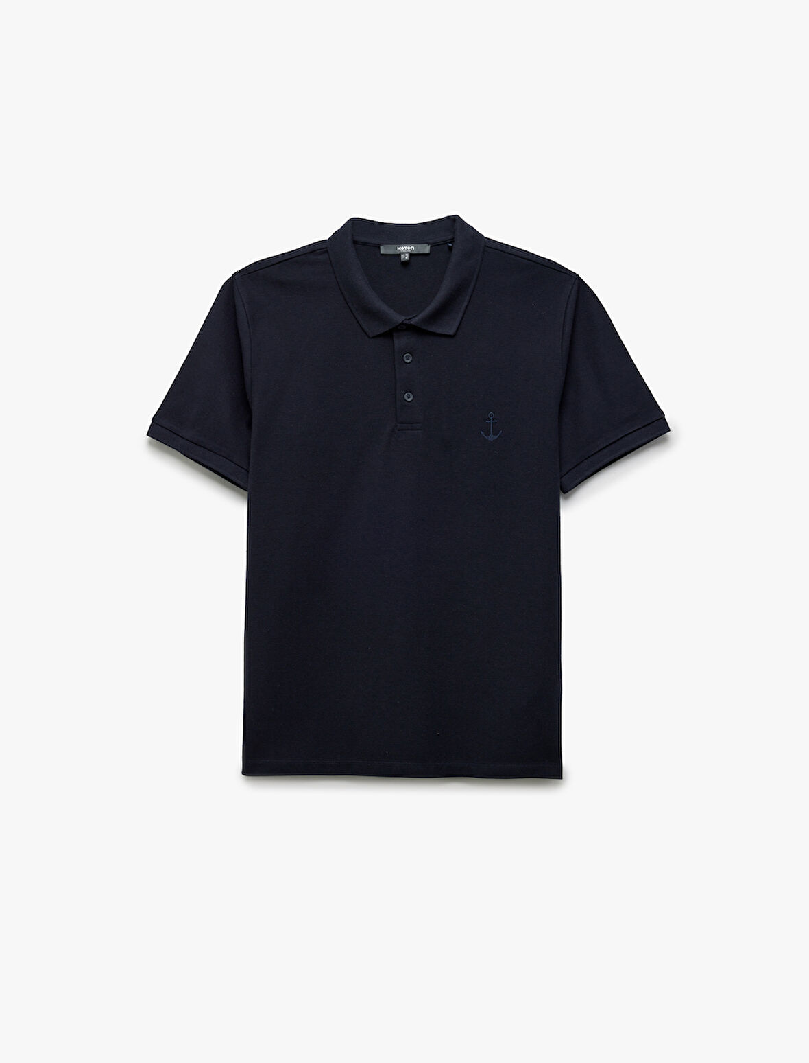 Slim Fit Pamuklu Pike Kumaş Polo Yaka Kısa Kollu Tişört
