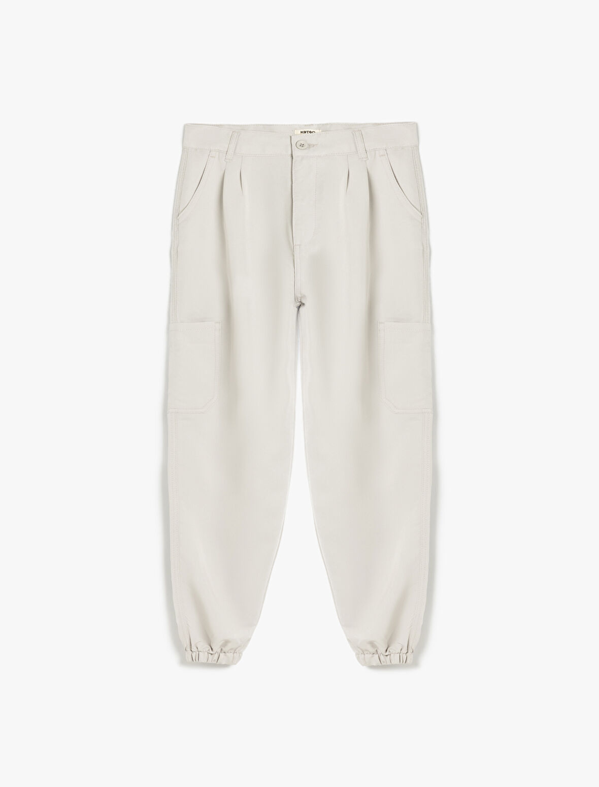 Cep Detaylı Modal Karışımlı Jogger Pantolon