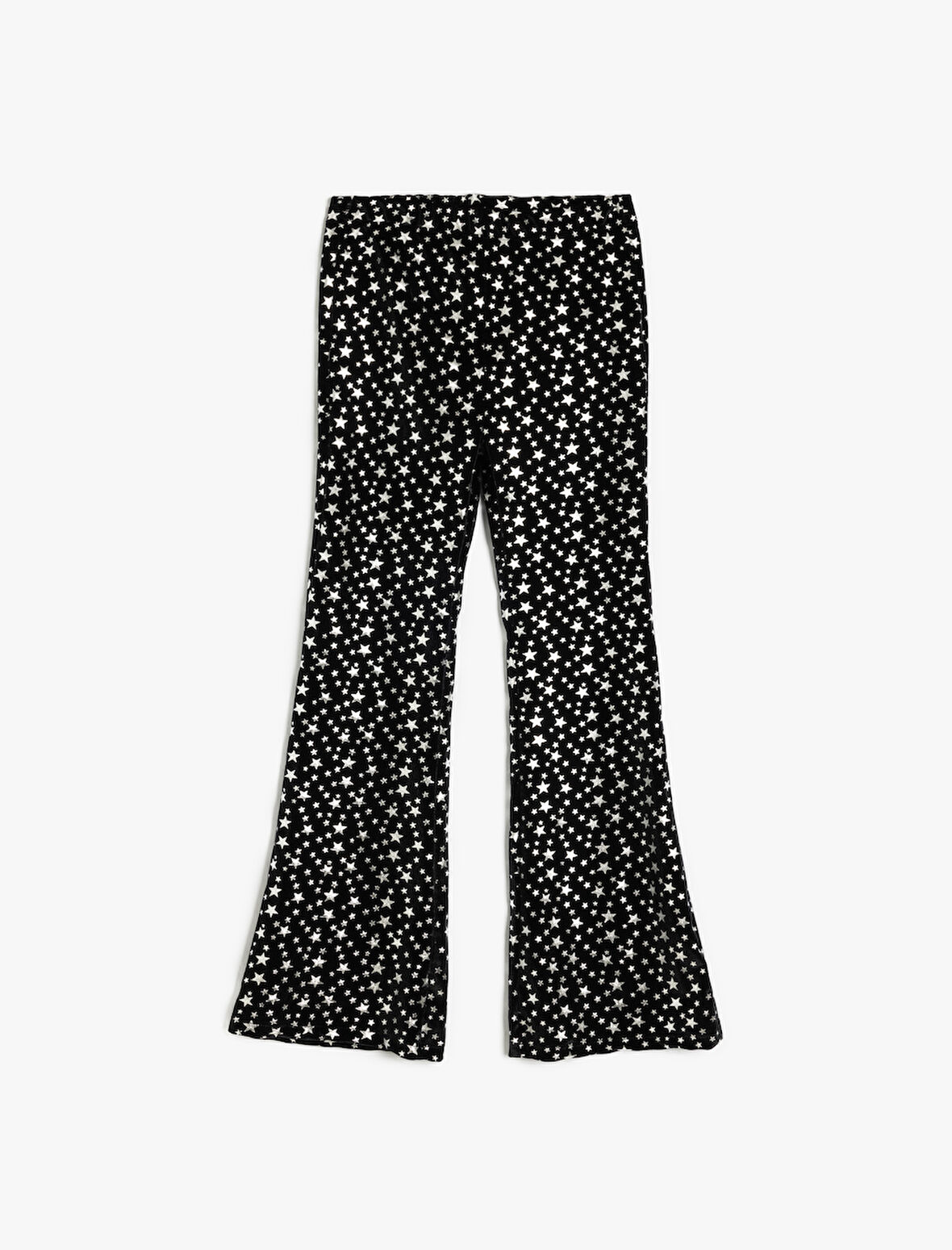 Yıldız Desenli İspanyol Paça Pantolon